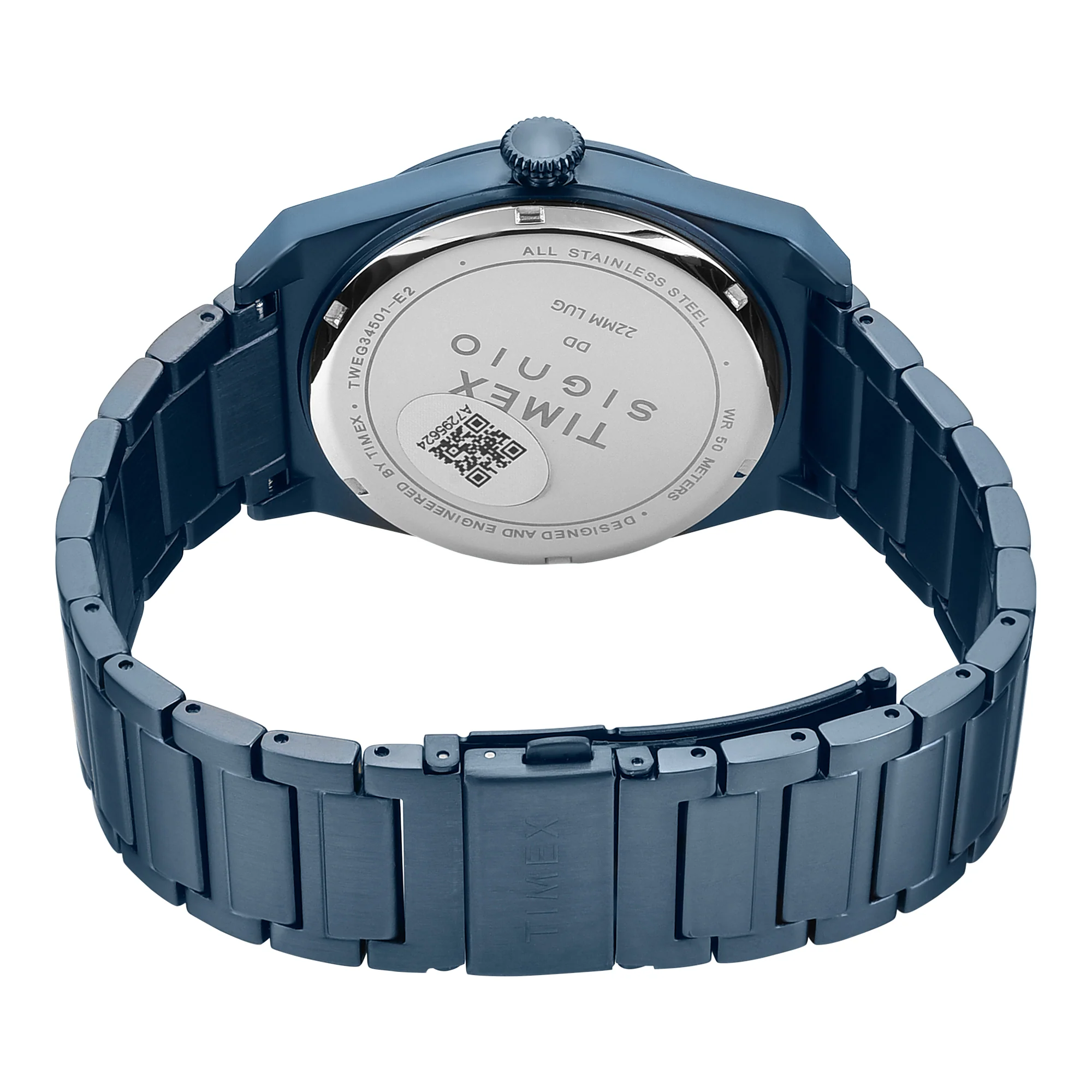 Timex Signio Round 42mm Blue Dial Analog Men Watch - TWEG34501 - Image 2