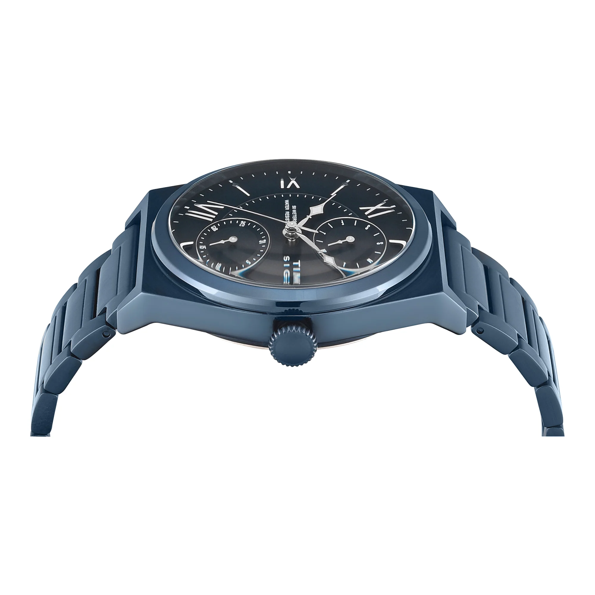 Timex Signio Round 42mm Blue Dial Analog Men Watch - TWEG34501 - Image 4
