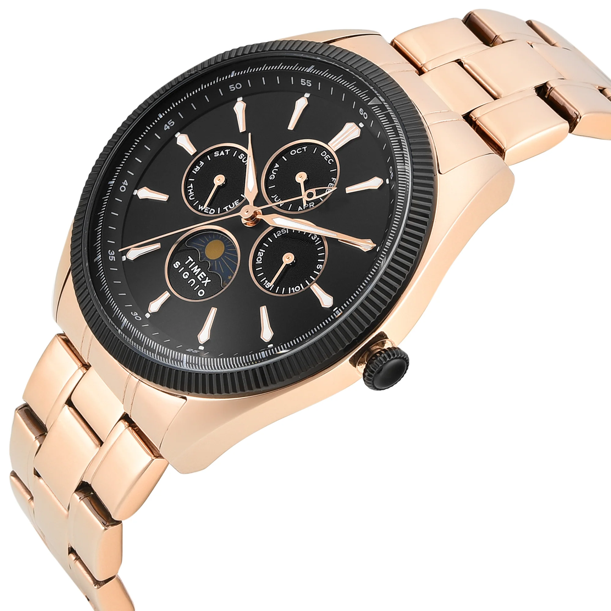 Timex Signio Round 43mm Black Dial Analog Men Watch - TWEG34402 - Image 2