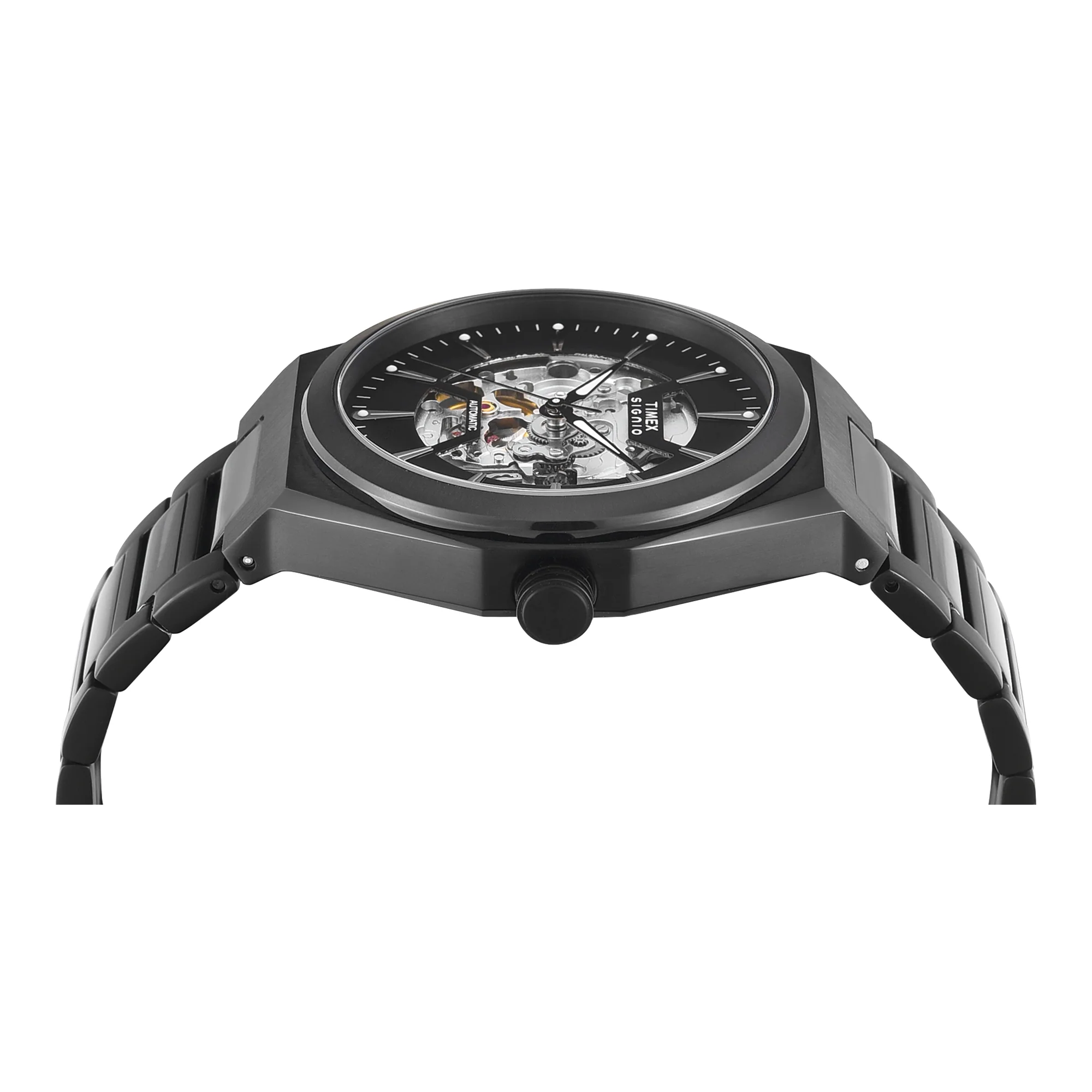 Timex Signio Round 43mm Black Dial Automatic Men Watch - TWEG33902 - Image 4