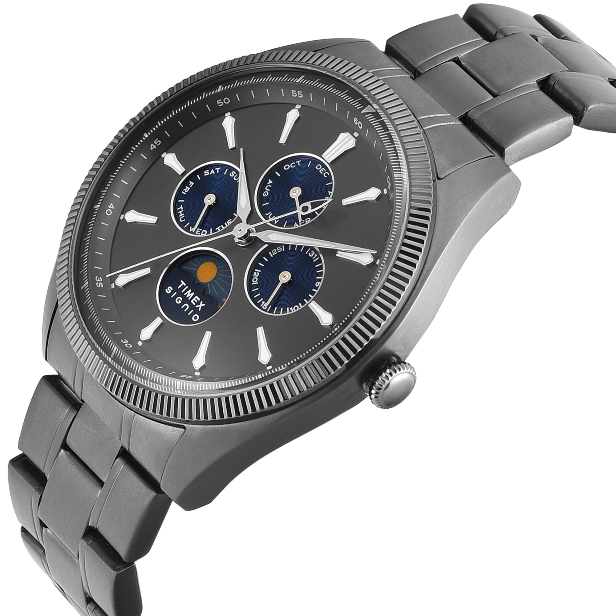 Timex Signio Round 43mm Gunmetal Dial Analog Men Watch - TWEG34400 - Image 2