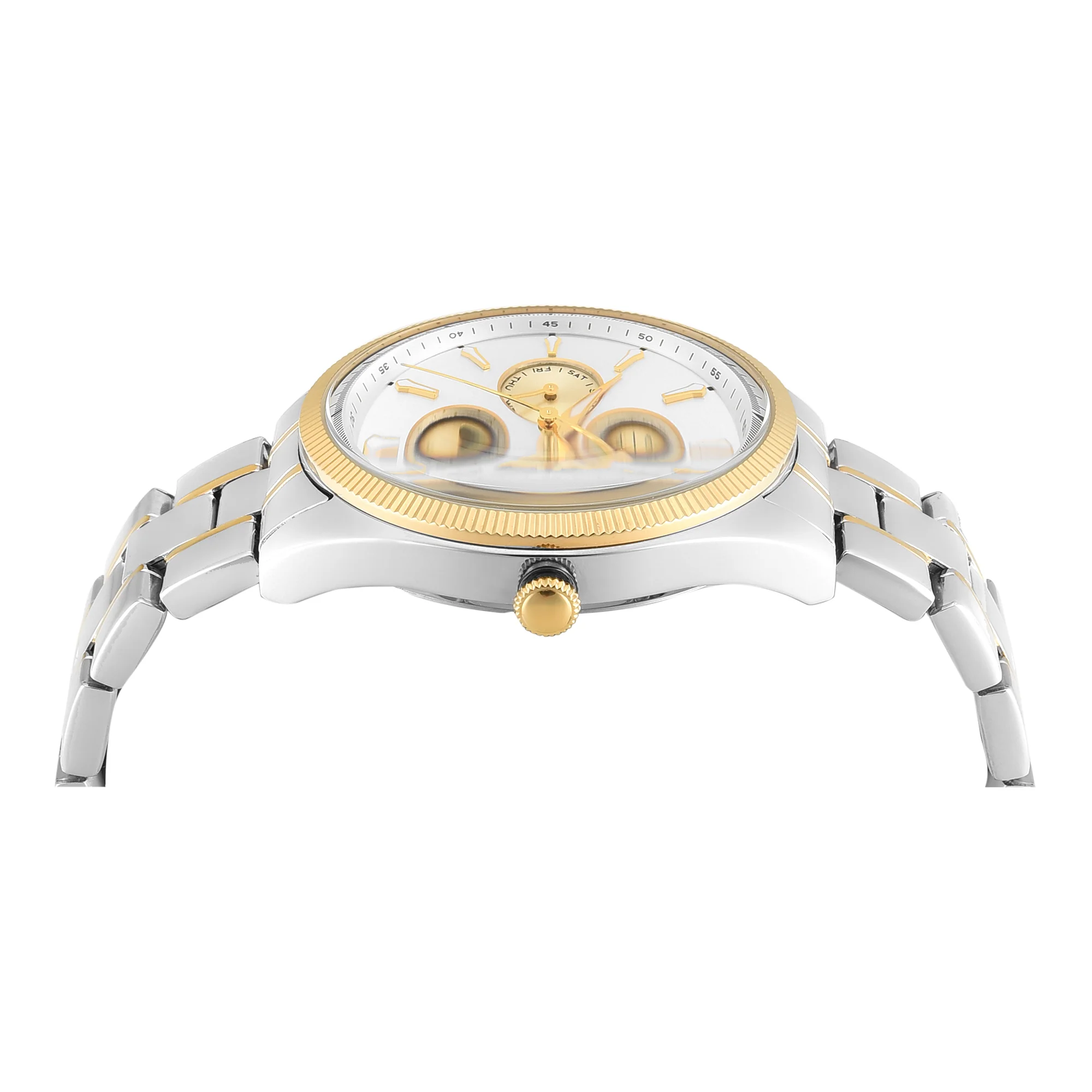 Timex Signio Round 43mm Silver Dial Analog Men Watch - TWEG34401 - Image 4