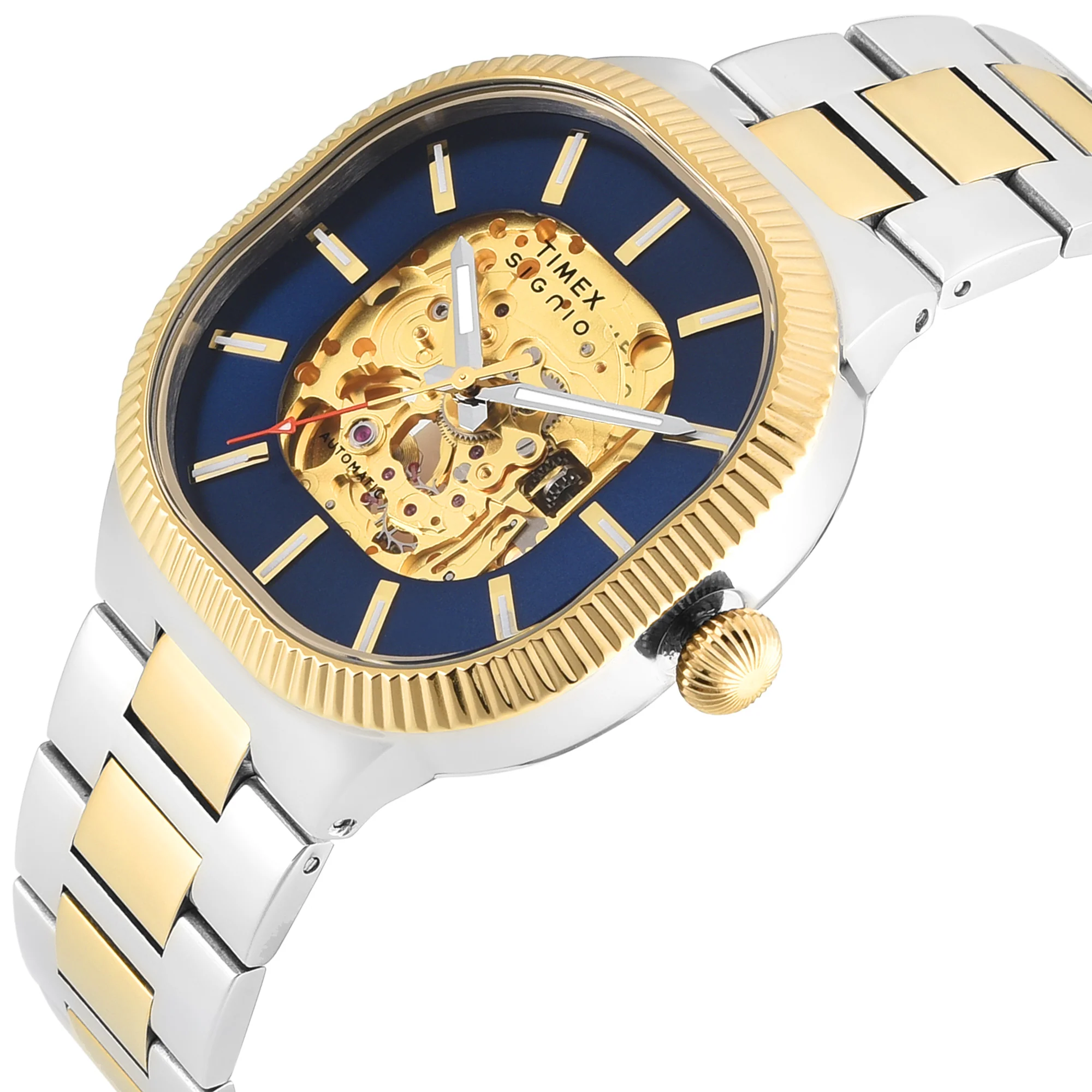 Timex Signio Square 39mm Blue Dial Automatic Men Watch - TWEG24700 - Image 3
