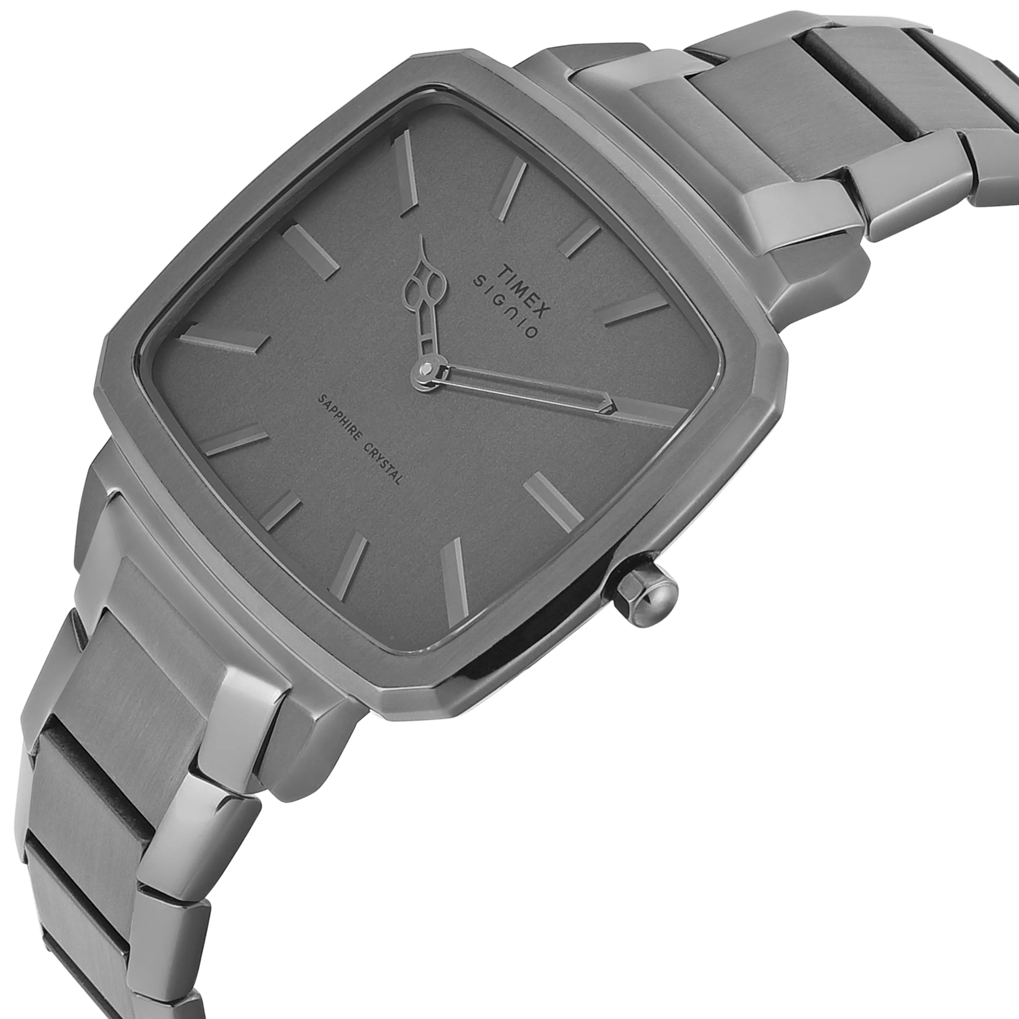 Timex Signio Square 41mm Grey Dial Analog Men Watch - TWEG34102 - Image 3