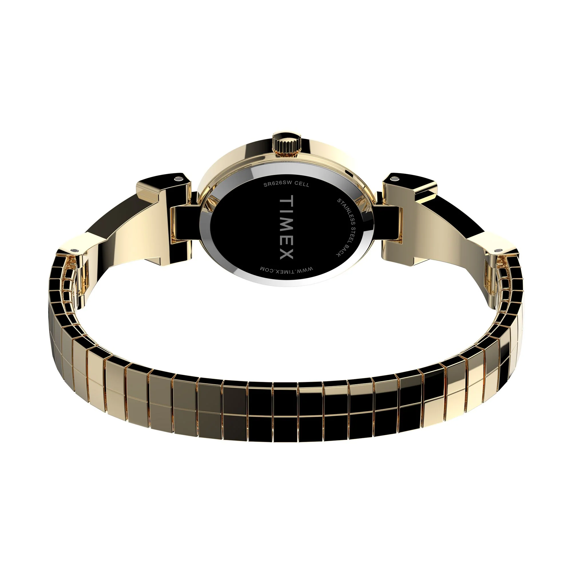 TIMEX Silver Oval Dial Analog Women's Watch - TW2U12000UJ - Image 4