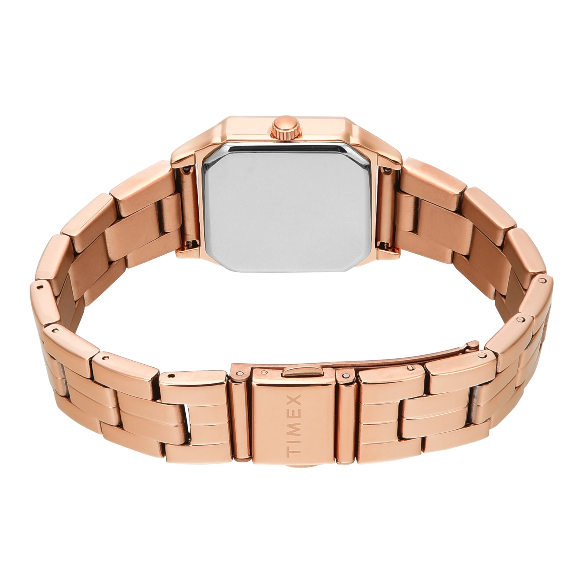 TIMEX Silver Rectangle Dial Analog Women's Watch - TWEL21801 - Image 5