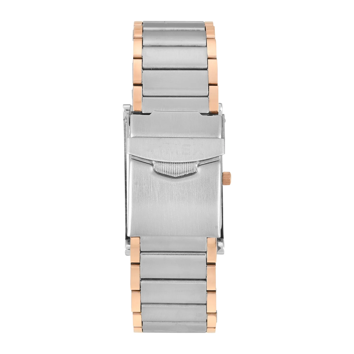 TIMEX Silver Tone Rectangle Dial Analog Men's Watch - TW000L525 - Image 6