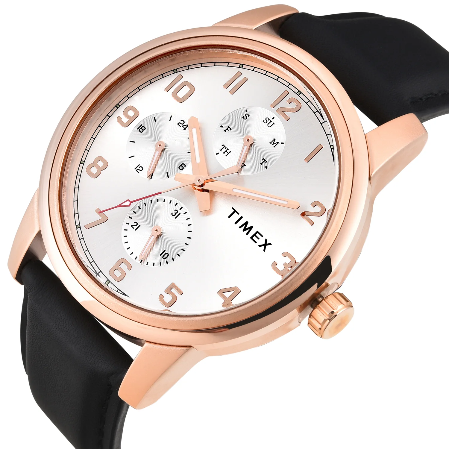 TIMEX Silver Tone Round Dial Analog Men's Watch - TWEG18908 - Image 2