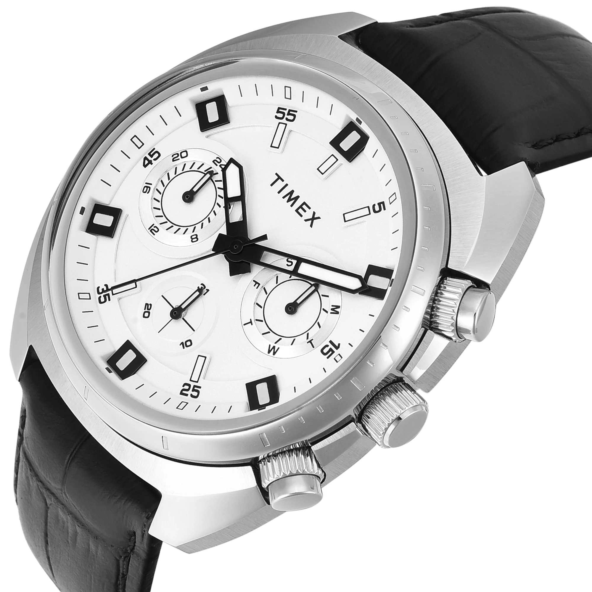TIMEX Silver-Tone Round Dial Analog Men's Watch - TWEG28200 - Image 2