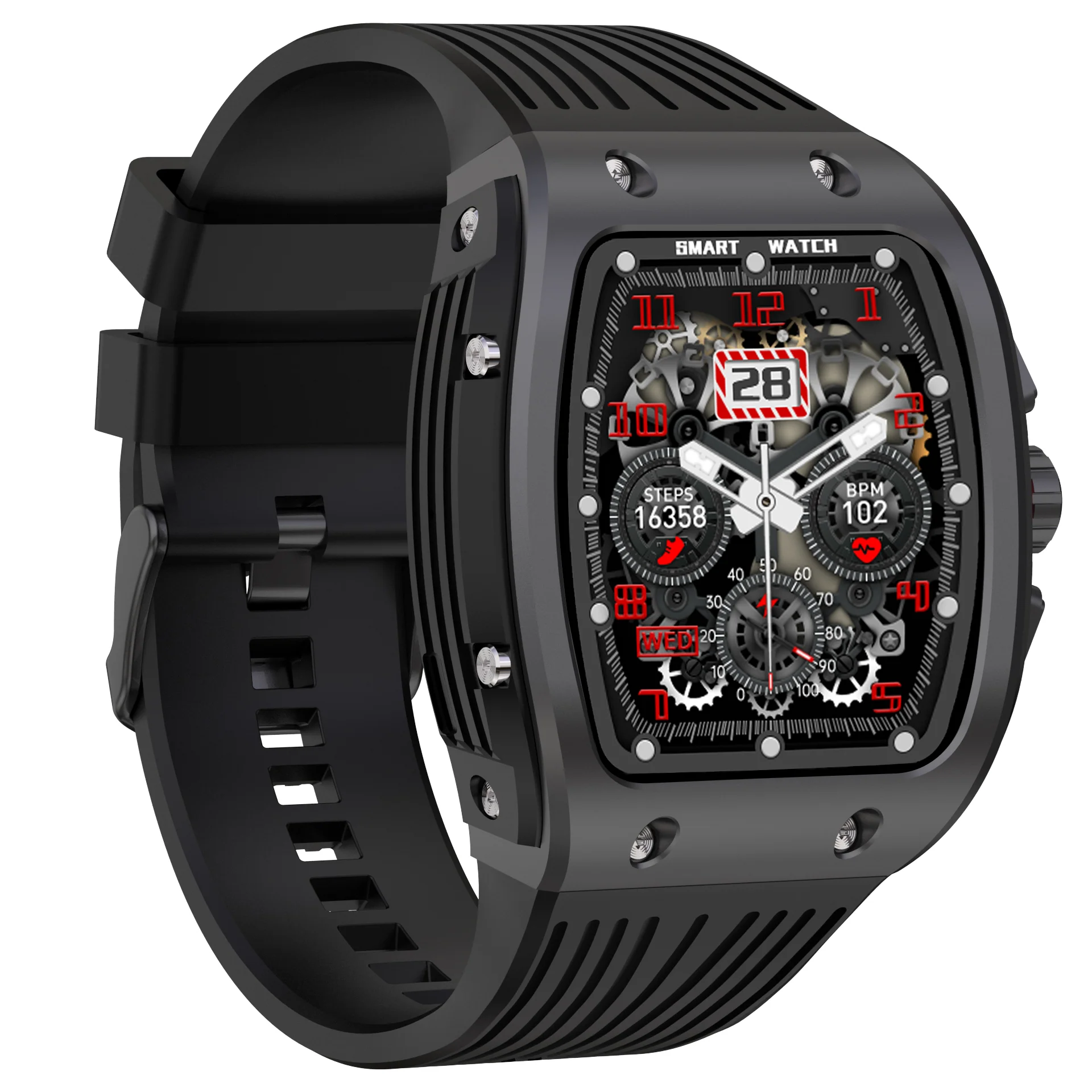 Timex Smart Coregen 1.76 inches (4.47 cm) Display with Functional Crown and BT Calling Smartwatch For Unisex - TWTXW900T - Image 2