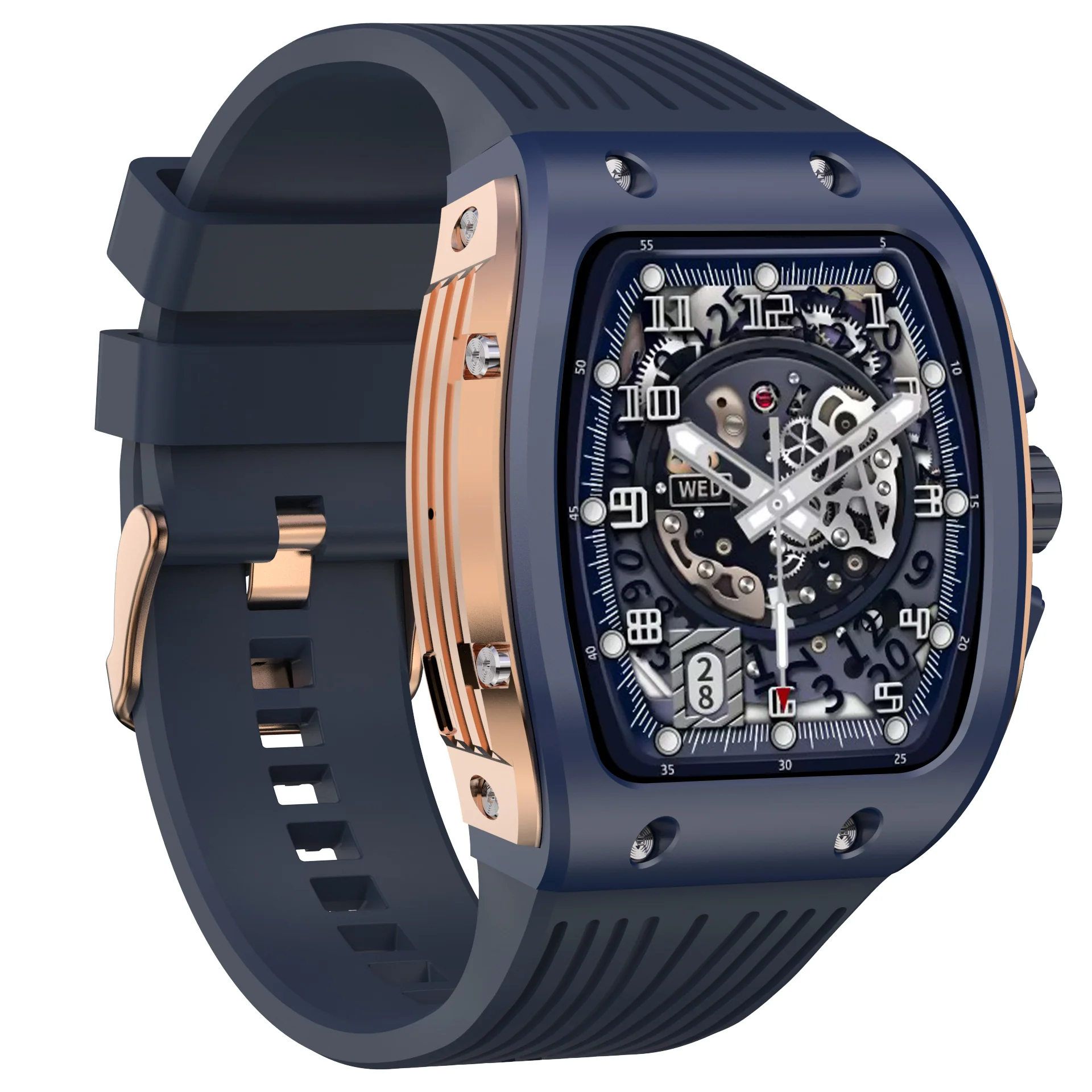 Timex Smart Coregen 1.76 (4.47 cm) Display with Functional Crown and BT Calling Smartwatch For Unisex - TWTXW901T - Image 2