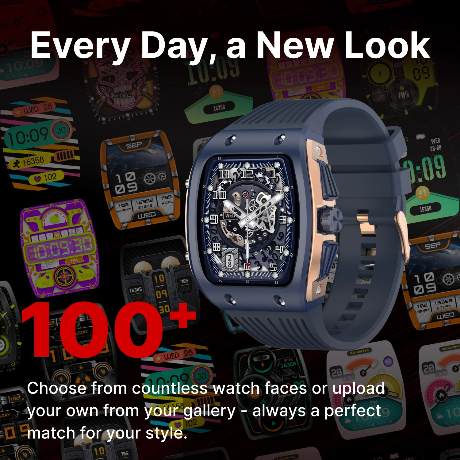 Timex Smart Coregen 1.76 (4.47 cm) Display with Functional Crown and BT Calling Smartwatch For Unisex - TWTXW901T - Image 8