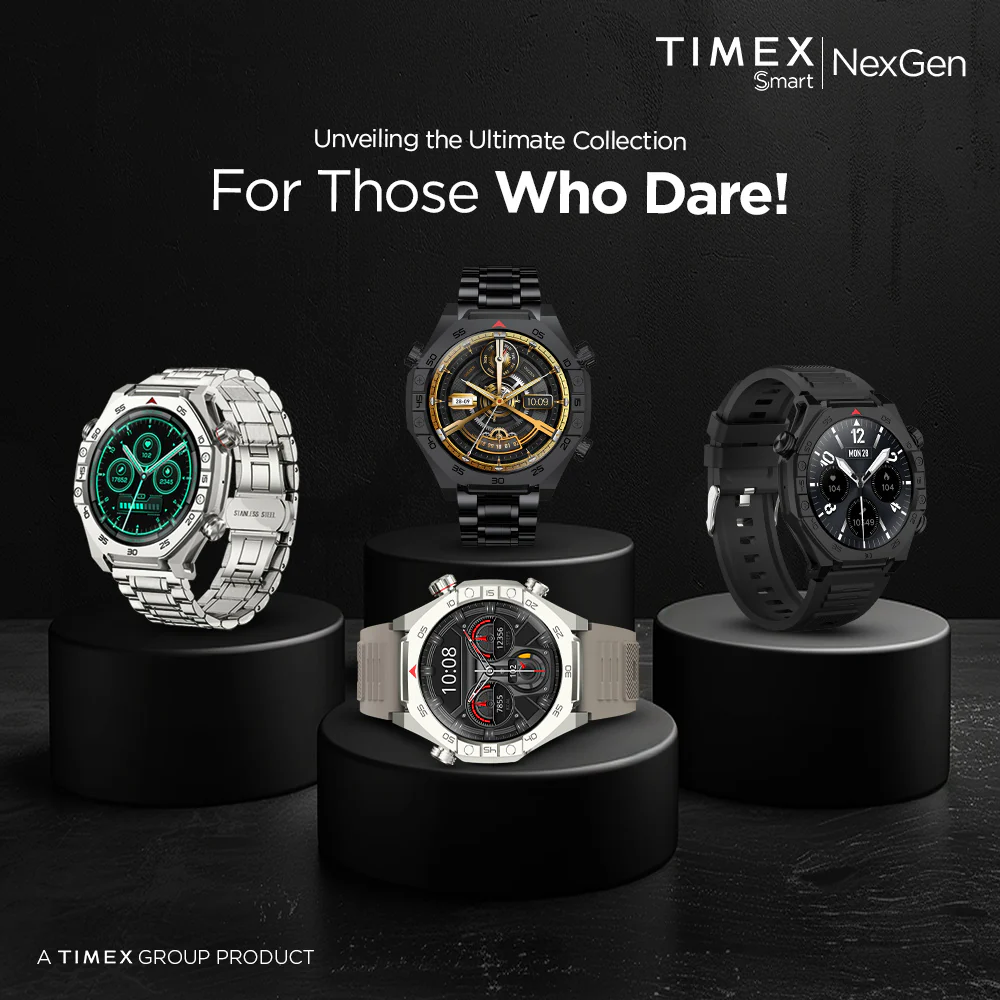 Timex Smart NexGen 1.43 inches (3.6cm) Display with Functional Crown and BT Calling Smartwatch For Unisex - TWTXW700T - Image 9