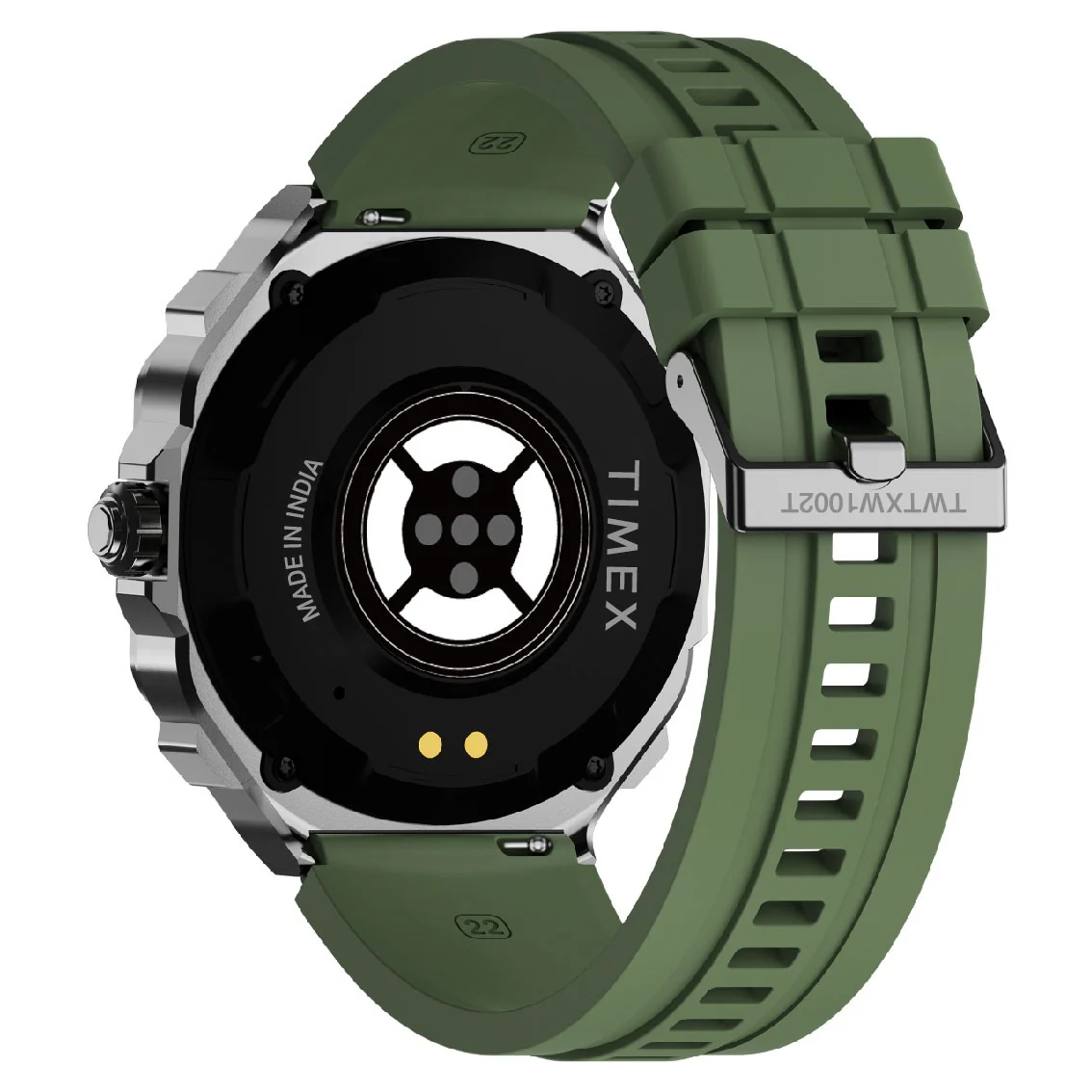 TIMEX Smart Nova 1.43 inches (3.6cm) AMOLED Display with Functional Crown and BT Calling Smartwatch for Unisex - TWTXW1002T - Image 3