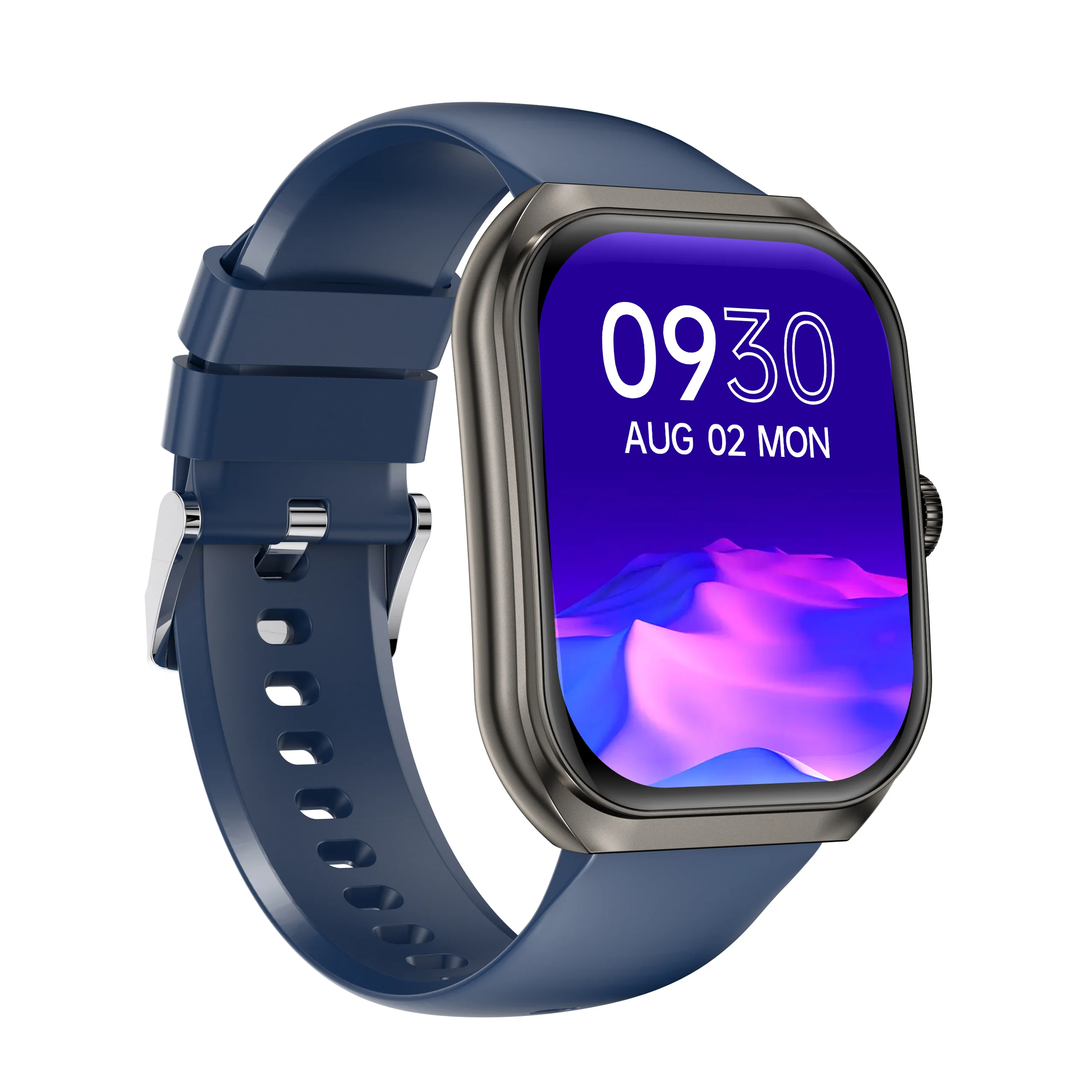 Timex Smart Progen 1.95 inches (4.95 cm) Curved AMOLED Display with Functional Crown and BT Calling Smartwatch For Unisex - TWTXW803T - Image 2