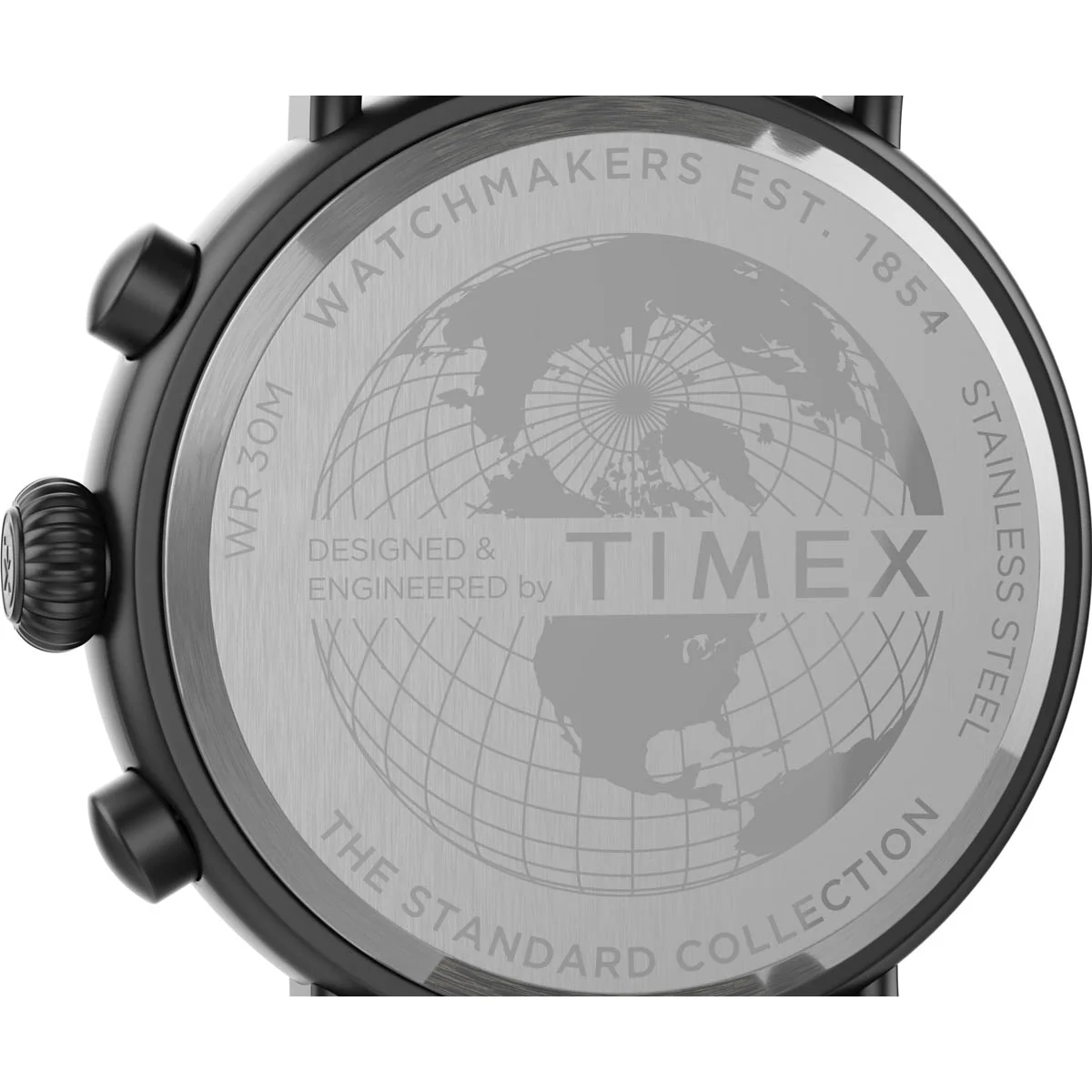 Timex Essential Collection Men's Quartz Analog Gunmetal Dial Round Case Leather-Strap Function Watch -TW2T69000 - Image 4