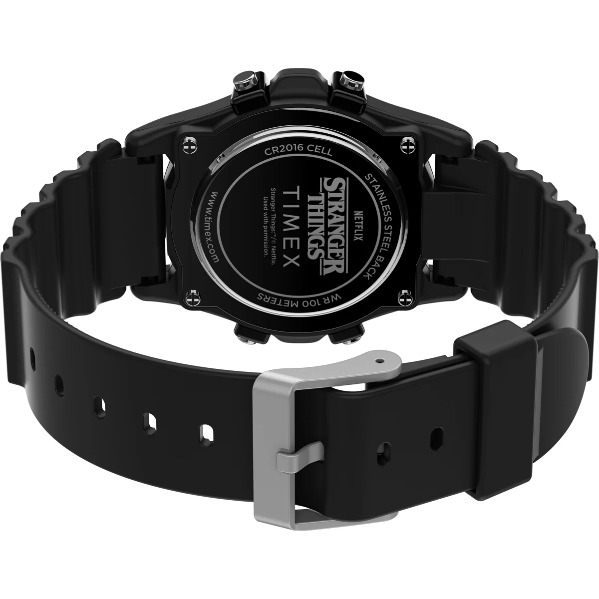 Timex Stranger Things Atlantis Black Dial Men Watch -TW2V51000 - Image 2