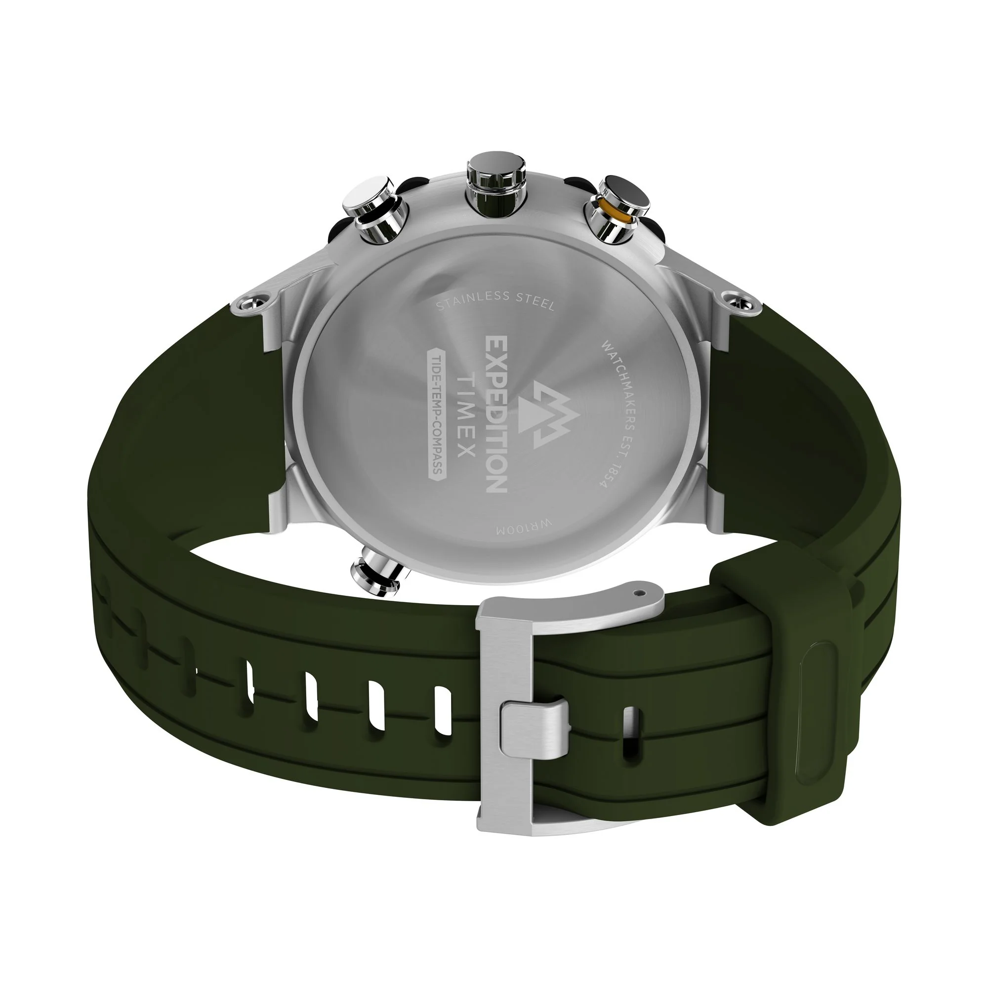 TIMEX Tide/Temp/Compass Green Round Dial Analog Men's Watch - TW2Y14400UJ - Image 5
