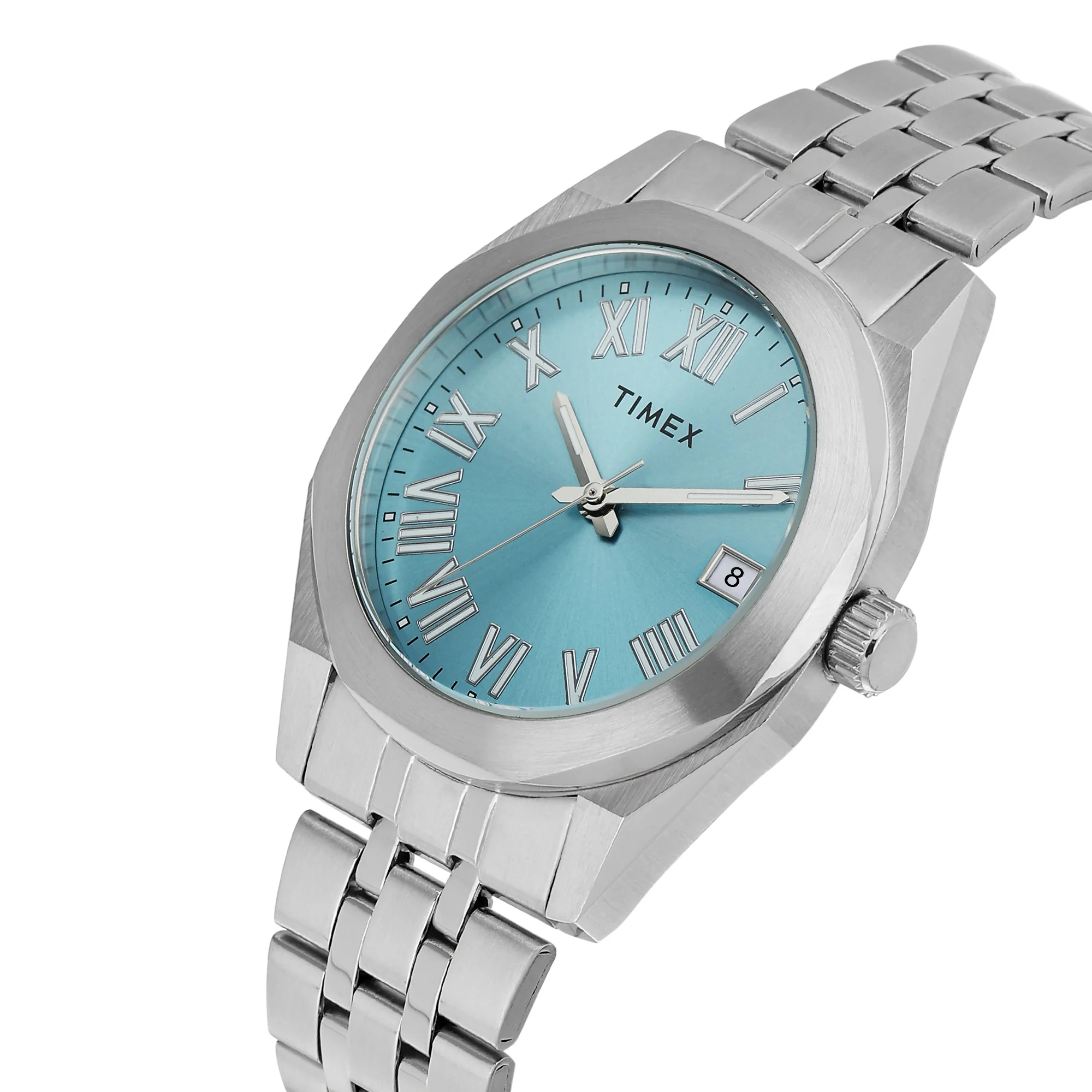 Timex Tiffany Blue Round Dial Analog Men's Watch - TWEG296SMU03 - Image 2