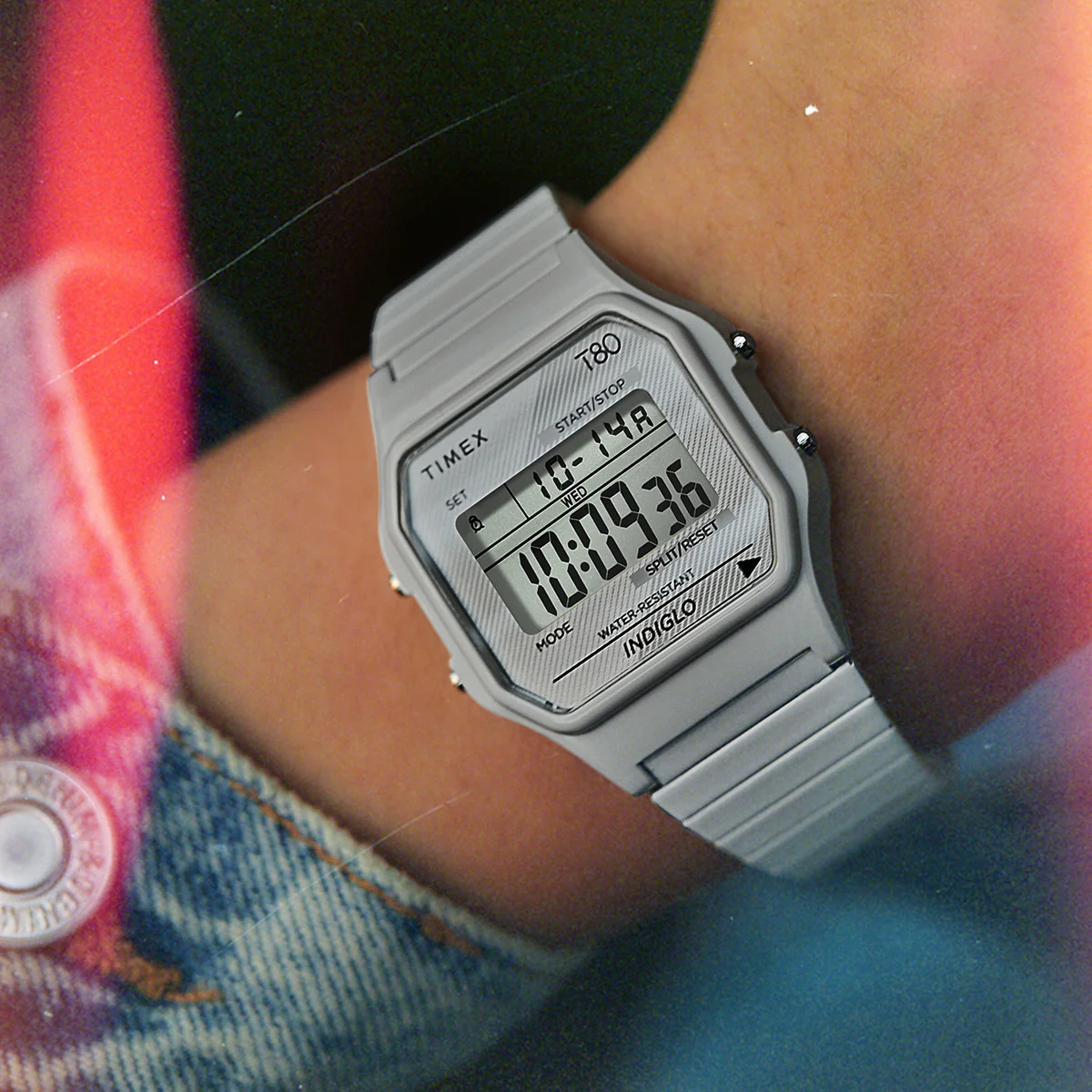 Timex Multifunctonal Unisex Analog Grey Dial Coloured Quartz Watch, Unique Dial with 34 mm Case width - TW2U93700X8 - Image 6
