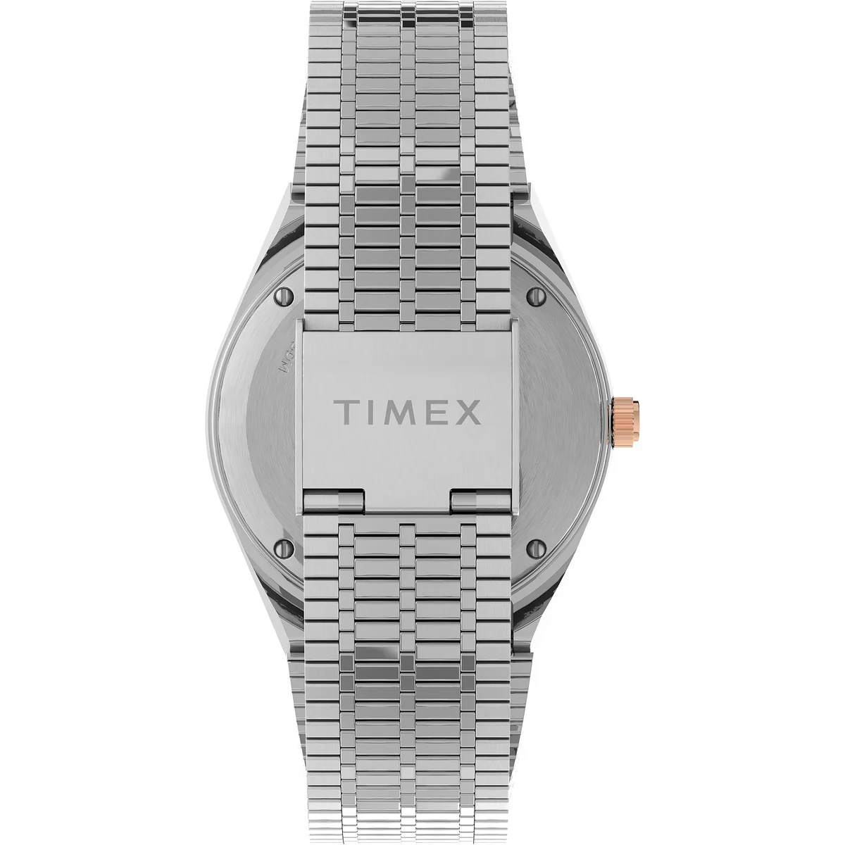 Q Timex 36mm Stainless Steel Bracelet Watch - Image 3