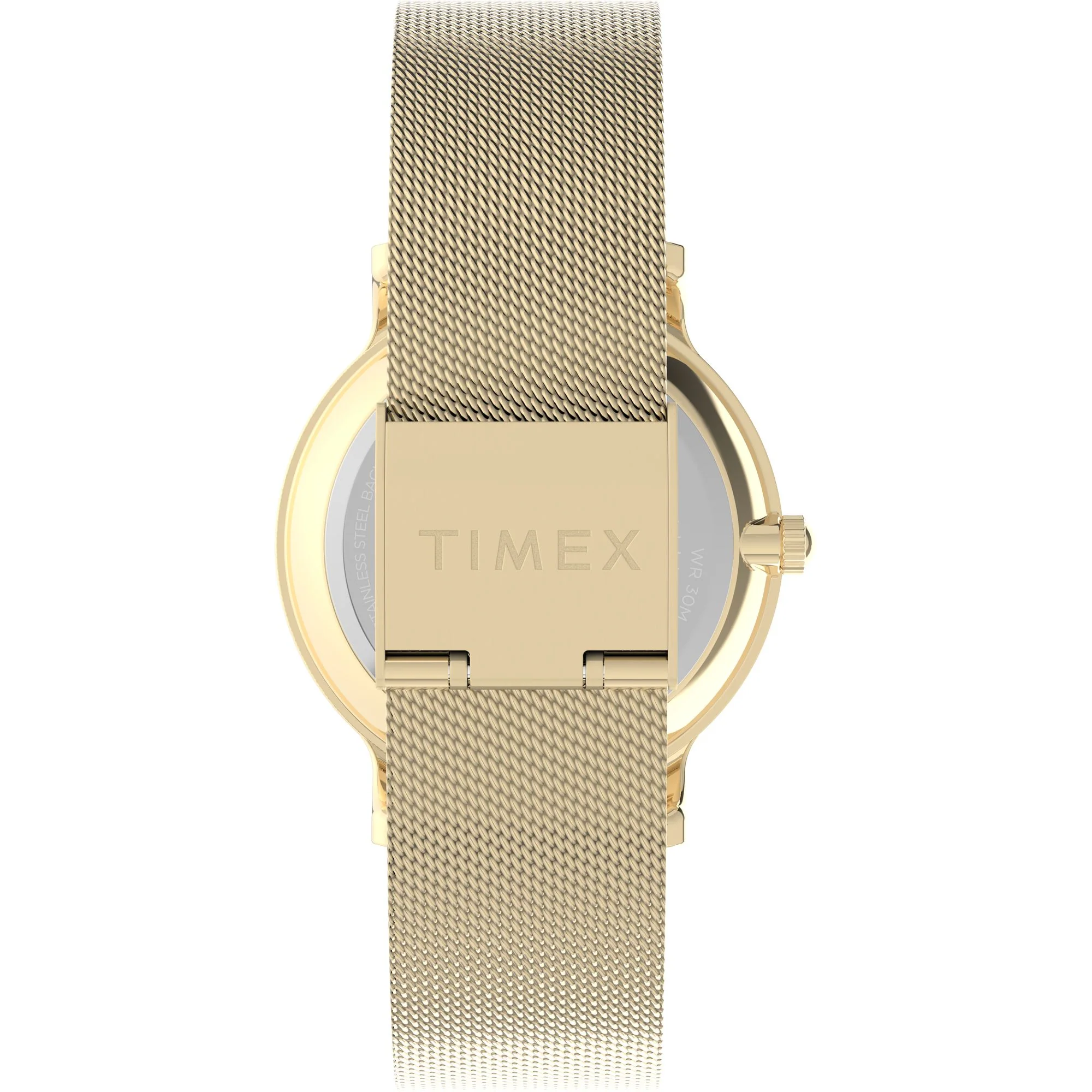 TIMEX Transcend Analog Watch for woman with Silver-Tone Round Dial & Gold-Tone Strap Water Resistant Women's Wrist Watches - TW2Y10300UJ - Image 3
