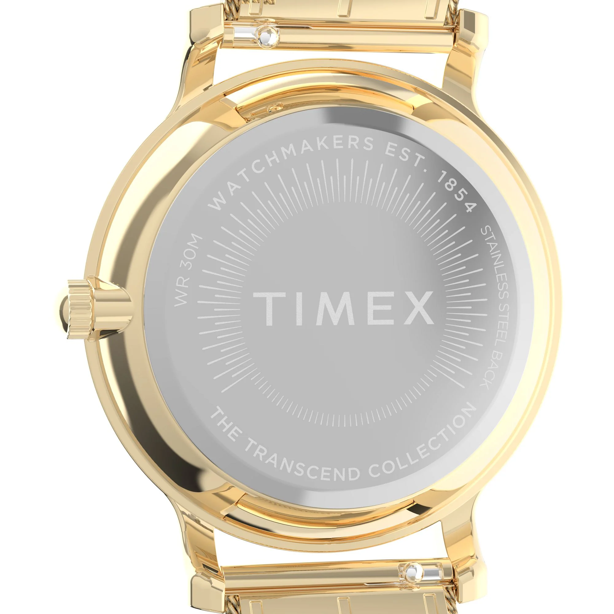 TIMEX Transcend Analog Watch for woman with Silver-Tone Round Dial & Gold-Tone Strap Water Resistant Women's Wrist Watches - TW2Y10300UJ - Image 4