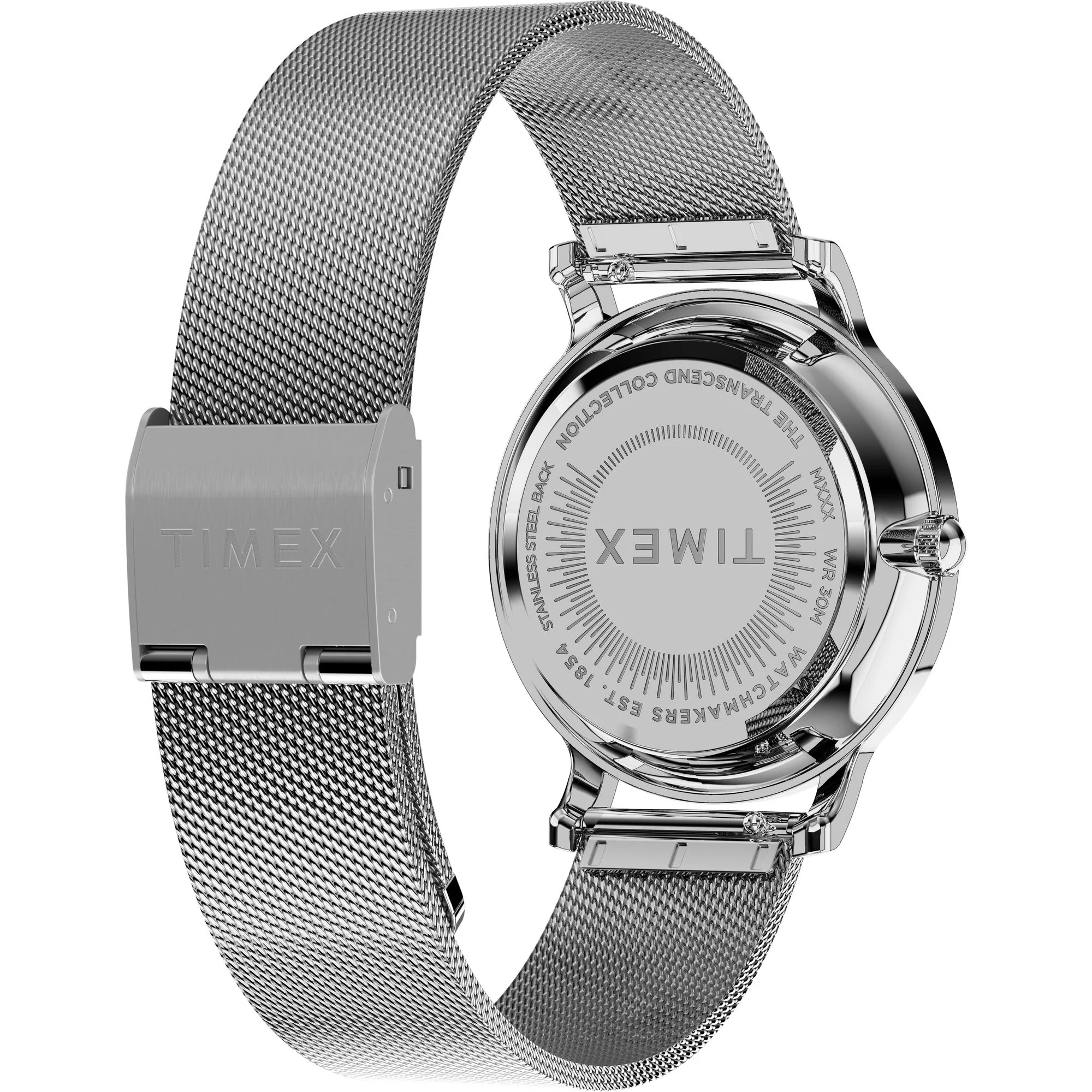 TIMEX Transcend Women Silver Round Dial Analog Watch - TW2W19100UJ - Image 6