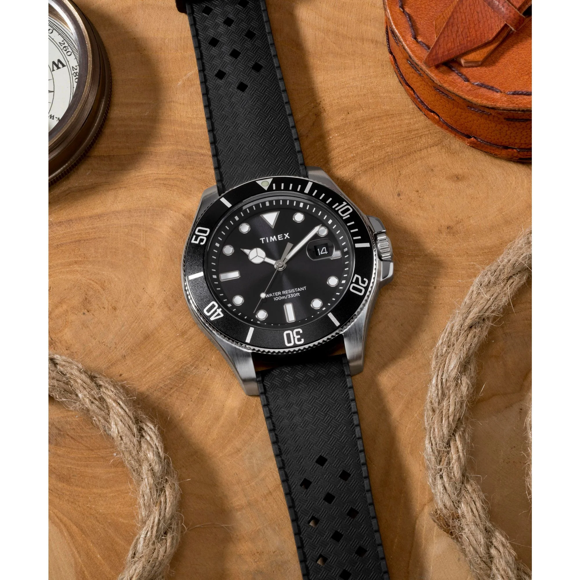 TIMEX Trend Black Round Dial Analog Men's Watch - TW2Y09200UJ - Image 6