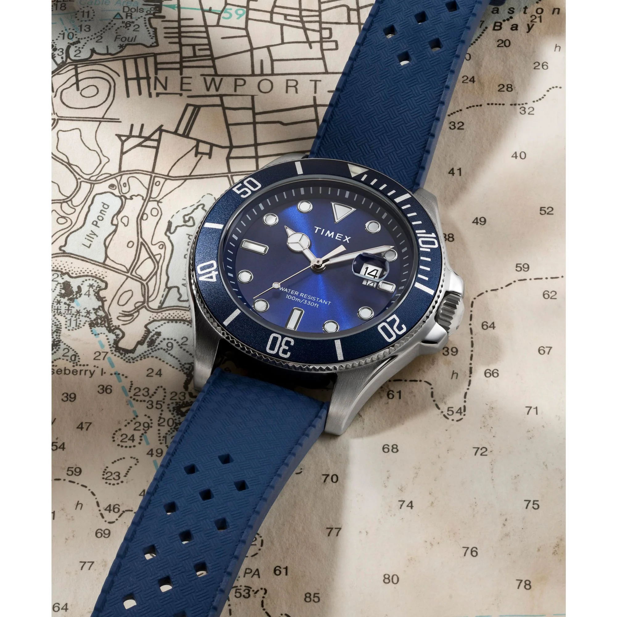 TIMEX Trend Blue Round Dial Analog Men's Watch - TW2Y05000UJ - Image 6