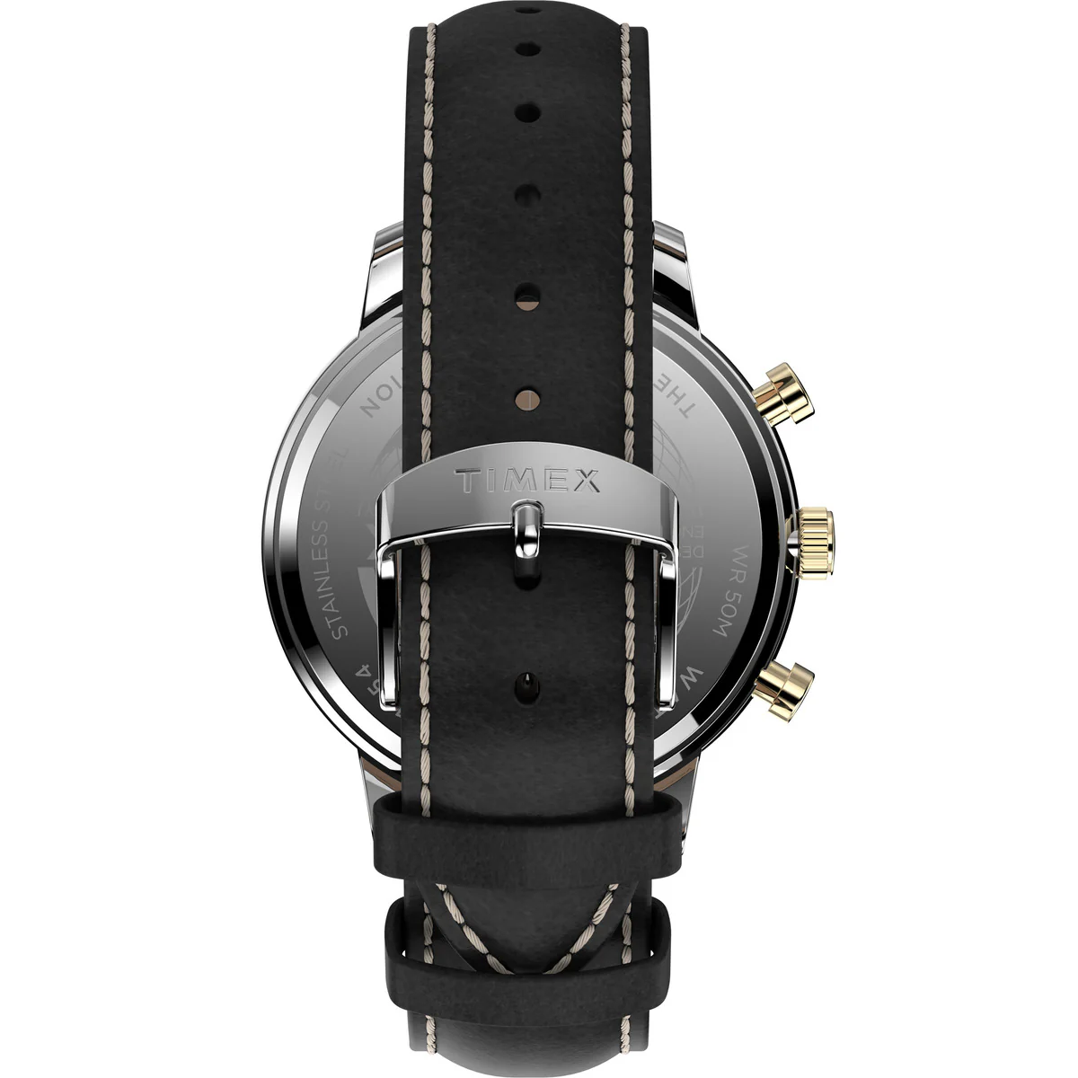 Chicago Chronograph 45mm Leather Strap Watch - Image 3
