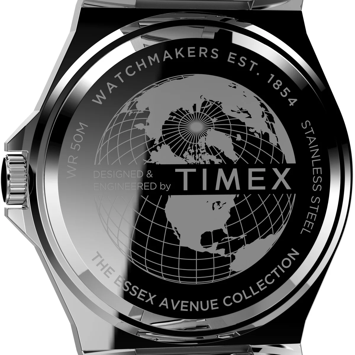 Essex Avenue Thin 40mm Stainless Steel Bracelet Watch - Image 4