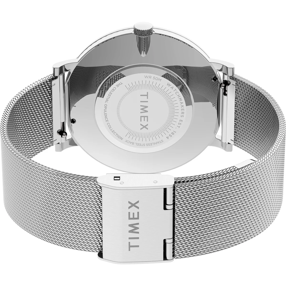 Timex Multifunctonal Women's Analog Silver Dial Coloured Quartz Watch, Round Dial with 38 mm Case width - TW2U67000UJ - Image 5