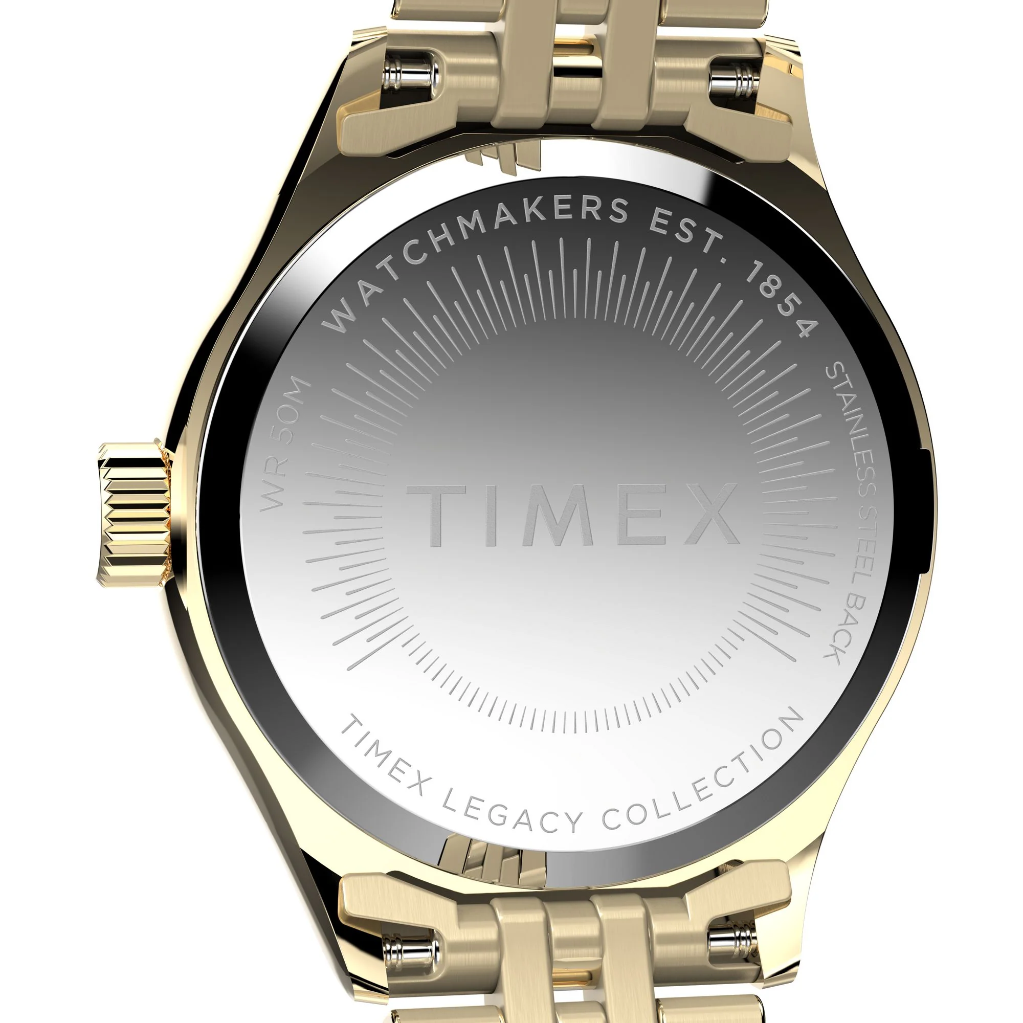 TIMEX Trend Gold-Tone Round Dial Analog Women's Watch - TW2W91000UJ - Image 4