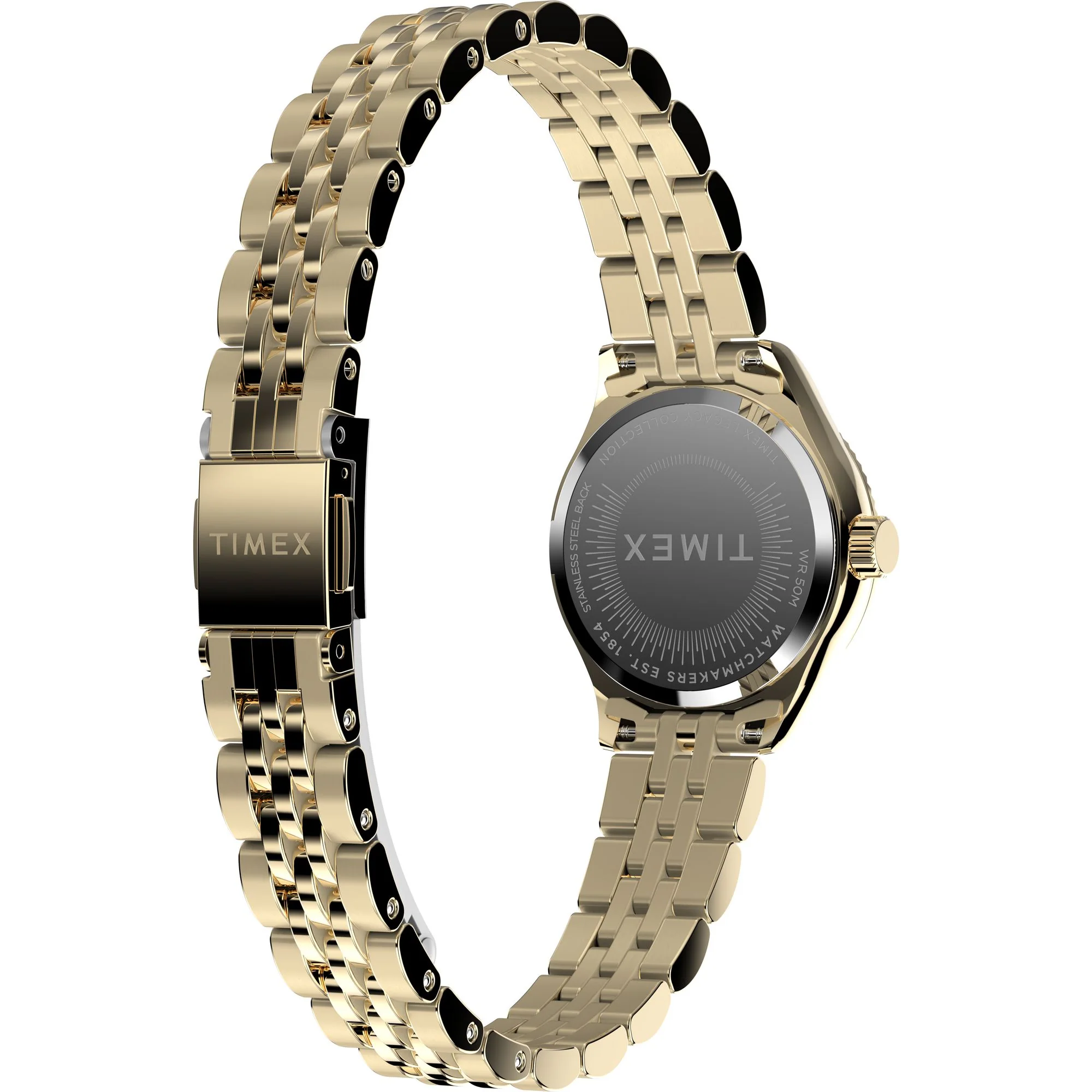 TIMEX Trend Gold-Tone Round Dial Analog Women's Watch - TW2W91000UJ - Image 5