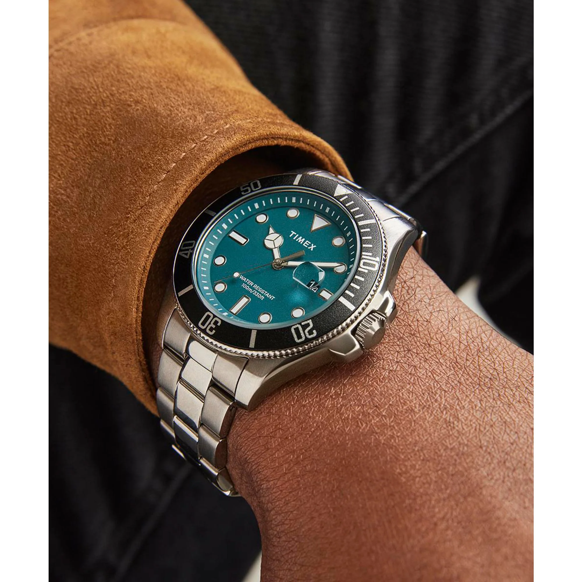 TIMEX TREND Green Round Dial Analog Men's Watch - TWEG27003 - Image 4