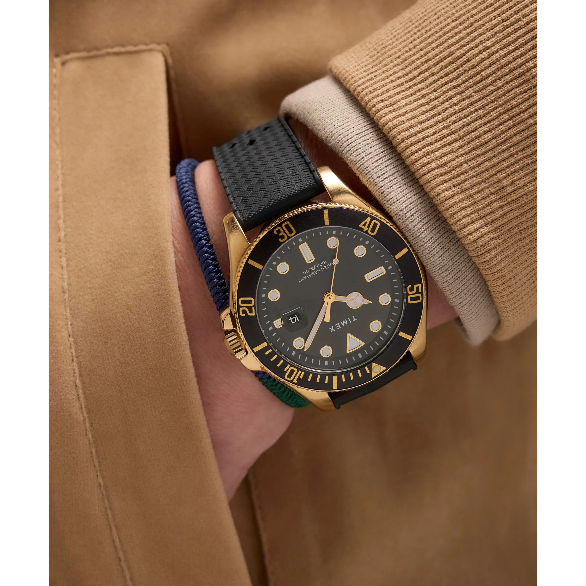 TIMEX Trend Green Round Dial Analog Men's Watch - TW2Y05300UJ - Image 6