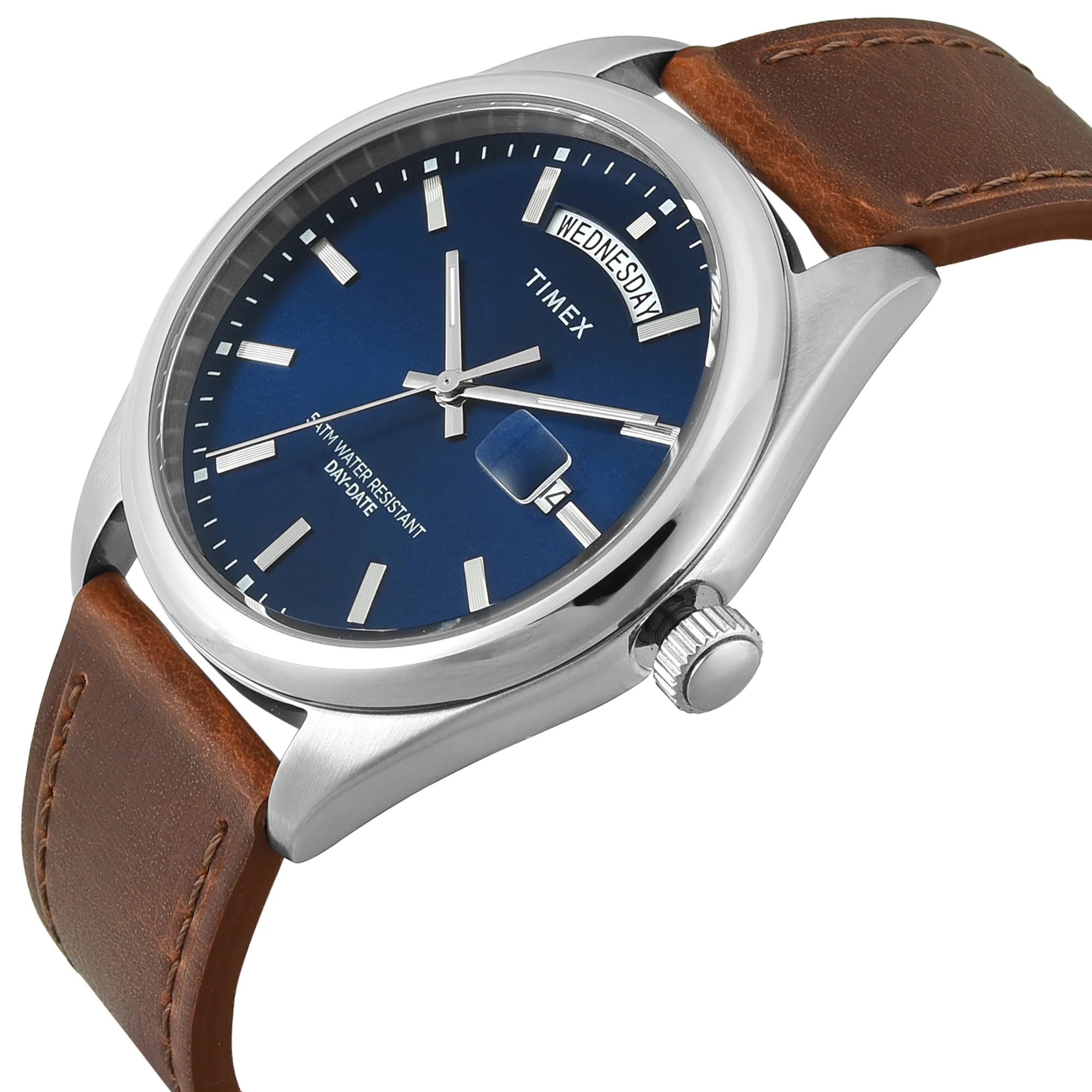 TIMEX Trend Legacy Blue Round Dial Analog Men's Watch - TWEG27105 - Image 2