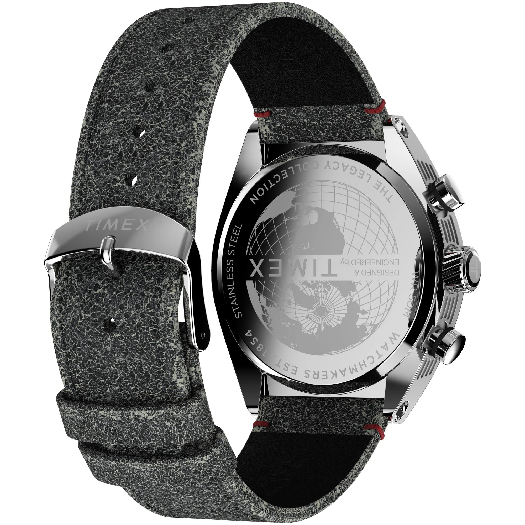 TIMEX Trend Men Black Tonneau Dial Analog Watch - TW2W50000UJ - Image 5