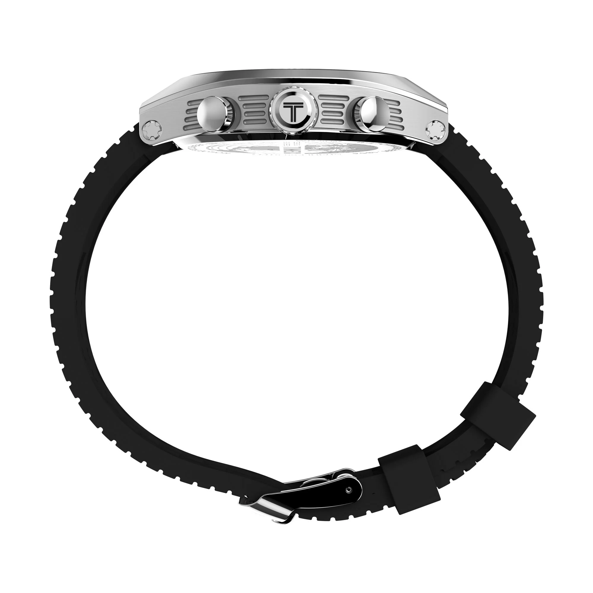 TIMEX Trend Men Black Tonneau Dial Analog Watch - TW2W64500UJ - Image 2