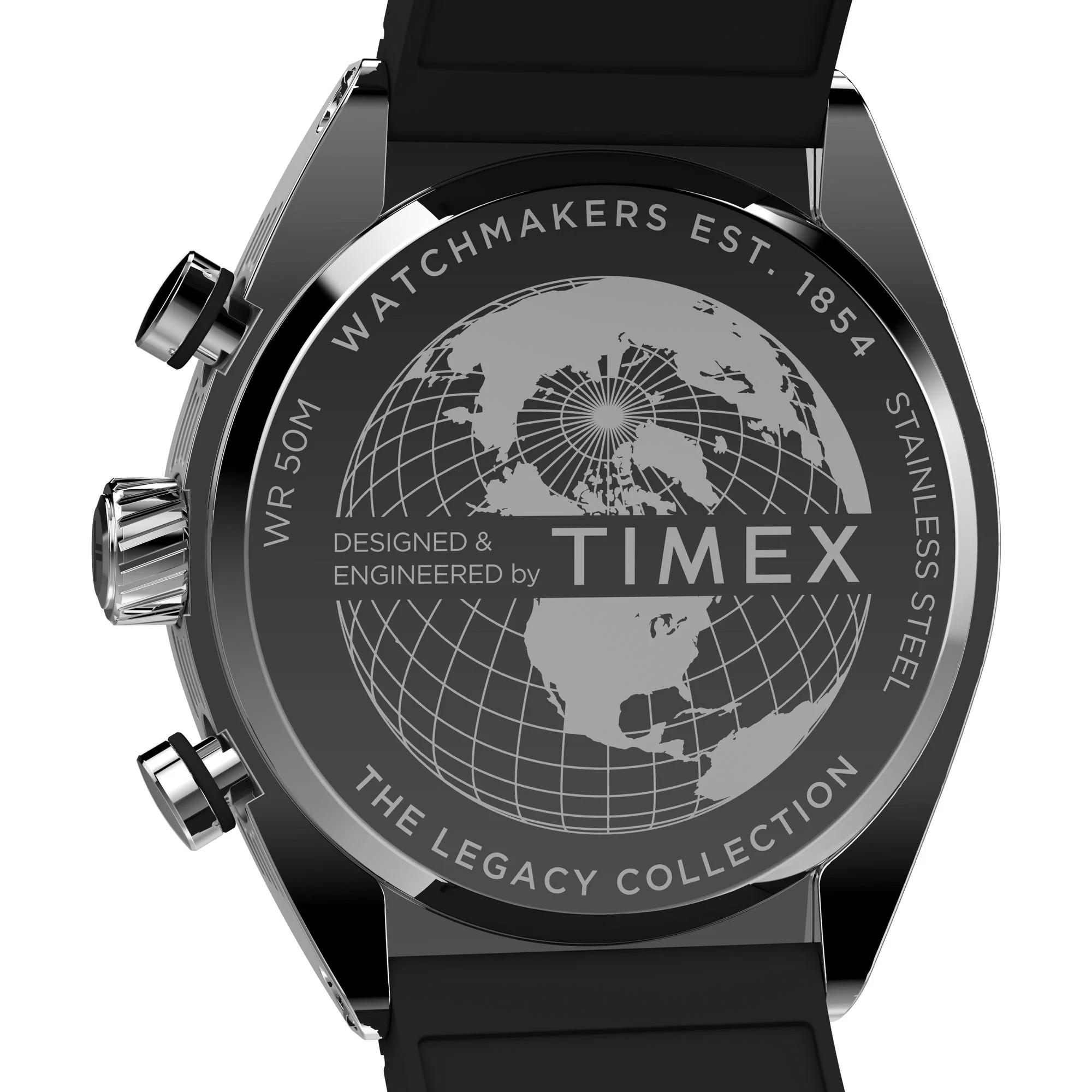 TIMEX Trend Men Black Tonneau Dial Analog Watch - TW2W64500UJ - Image 4
