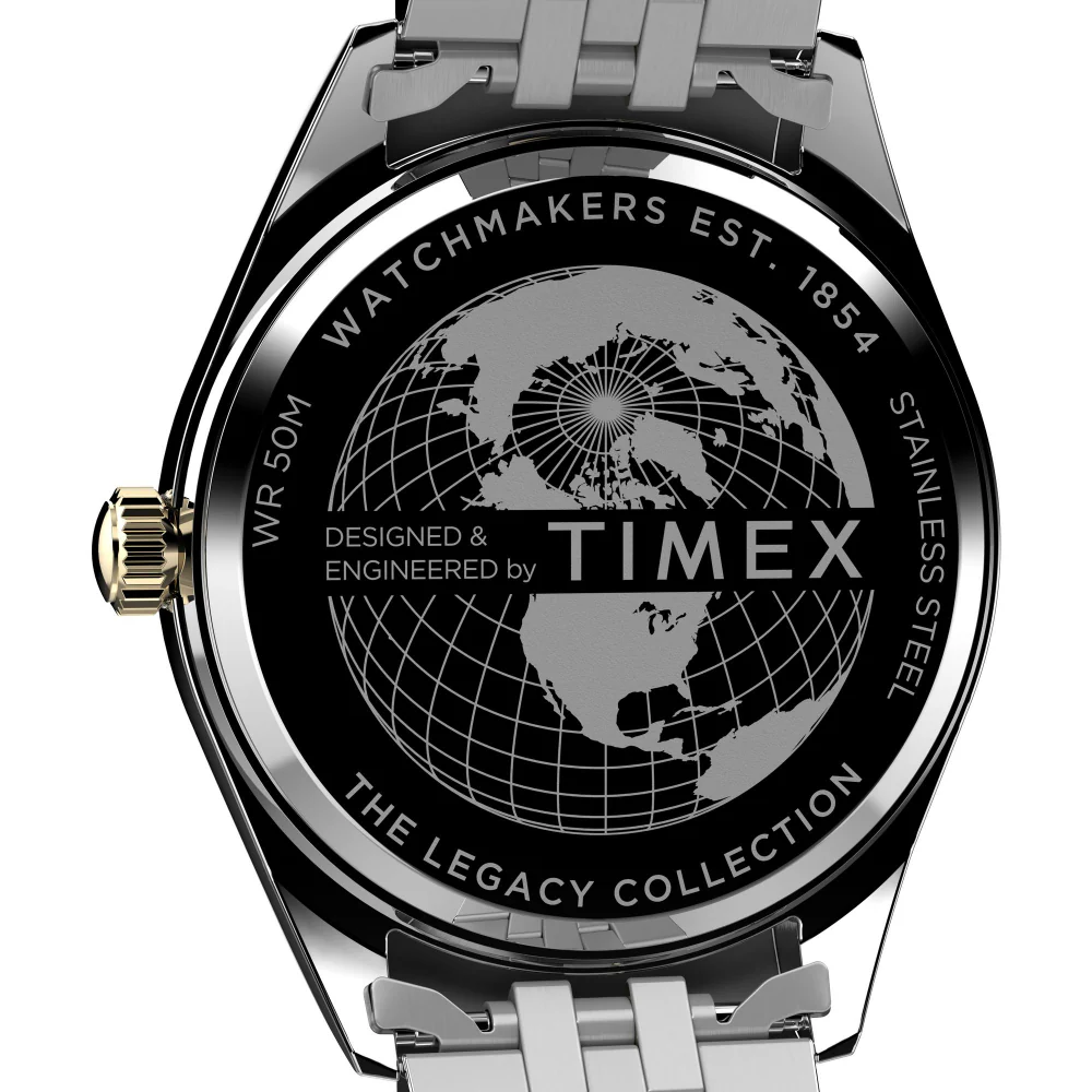 Timex Legacy 41mm Stainless Steel Bracelet Watch - Image 3