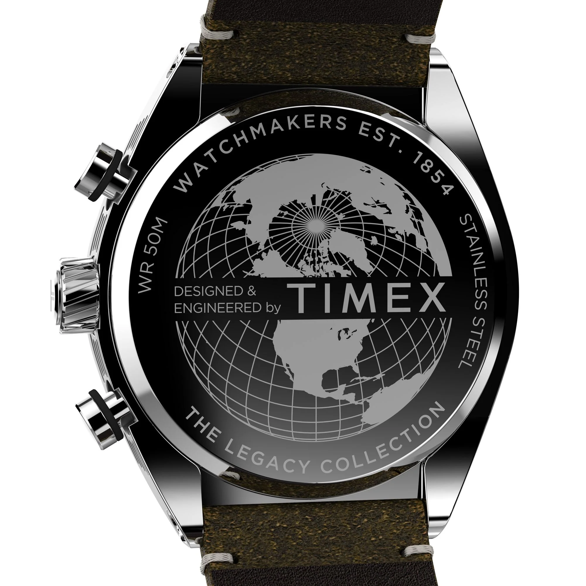 TIMEX Trend Men Silver Tonneau Dial Analog Watch - TW2W50100UJ - Image 5