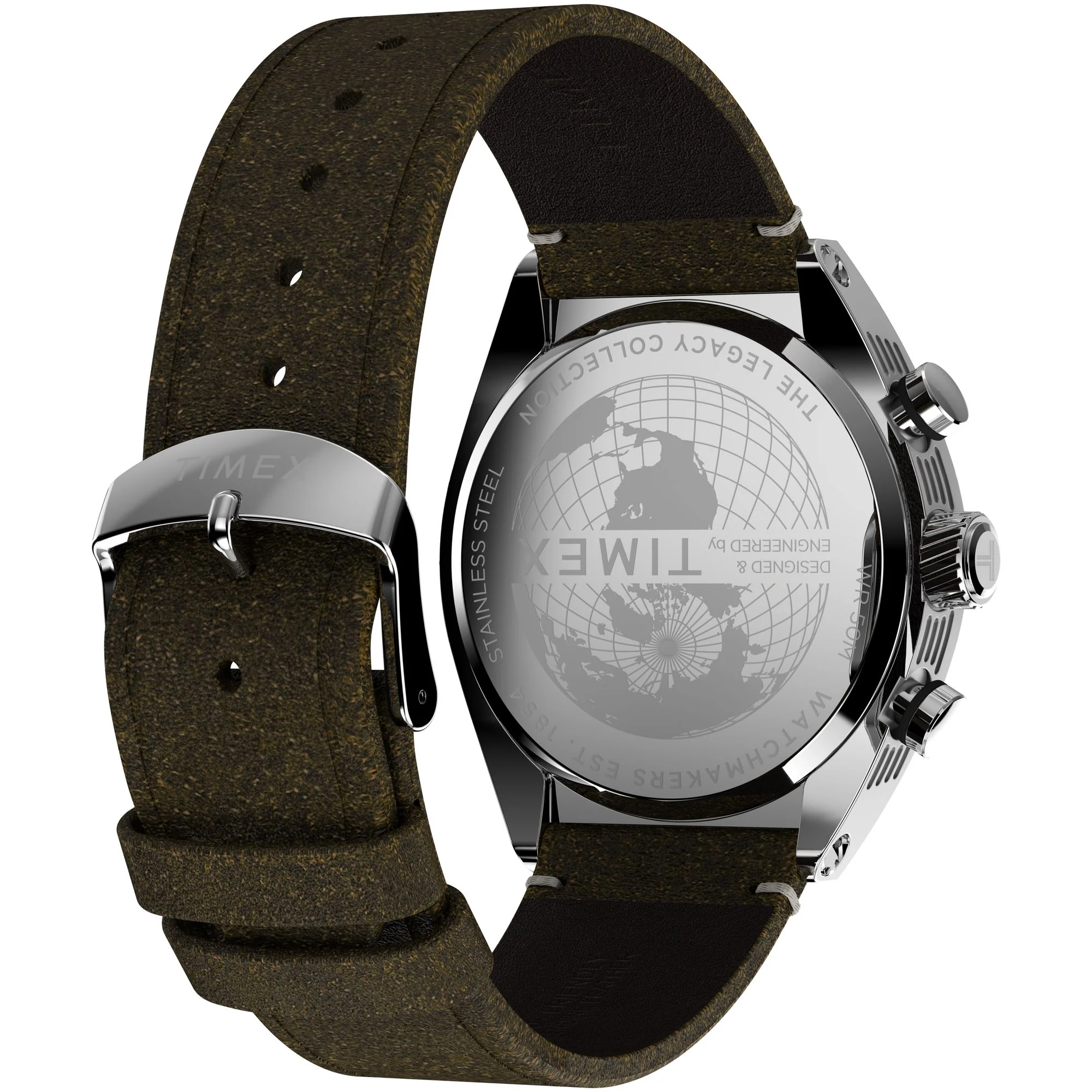 TIMEX Trend Men Silver Tonneau Dial Analog Watch - TW2W50100UJ - Image 6