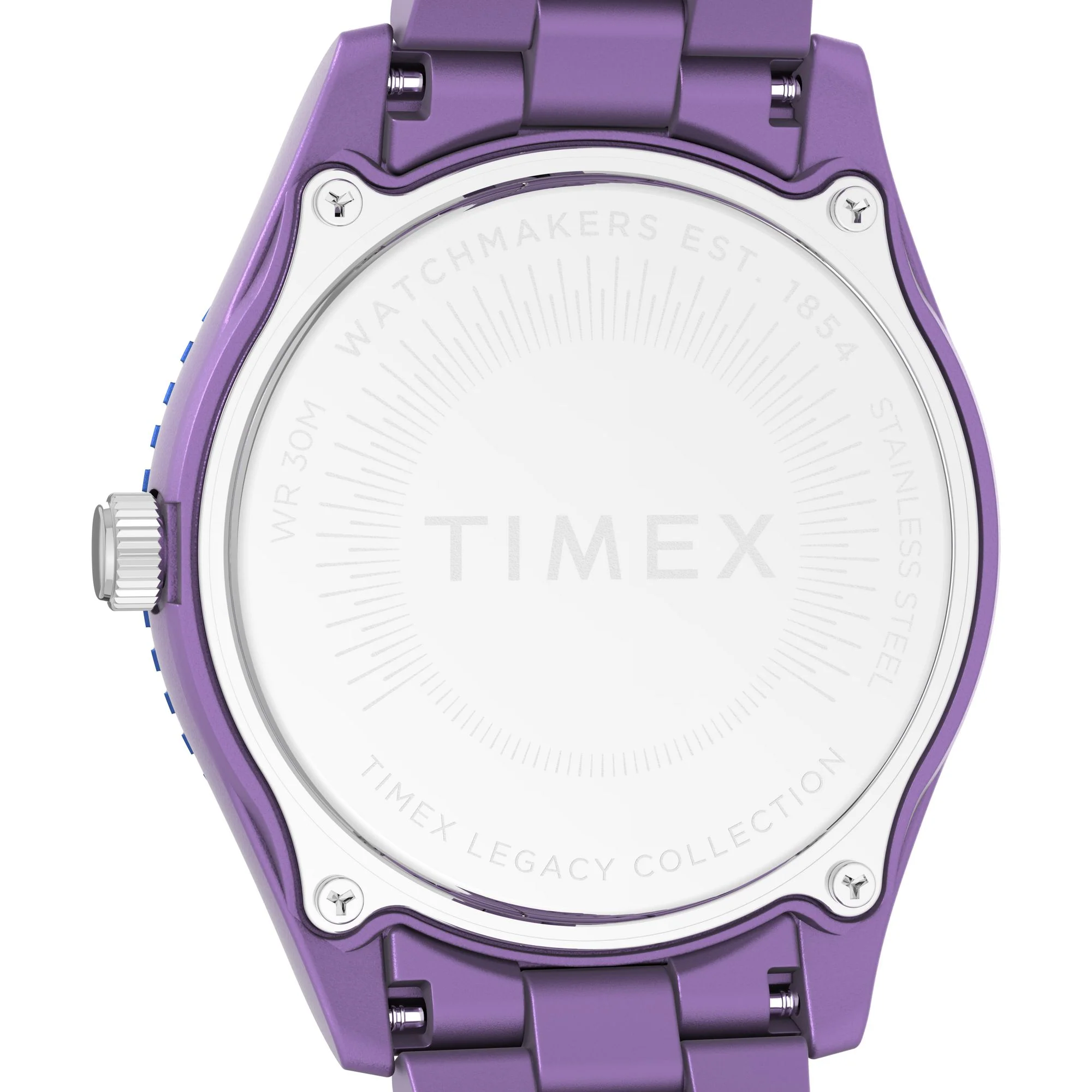 TIMEX Trend Purple Round Dial Analog Women's Watch - TW2Y04800UJ - Image 3