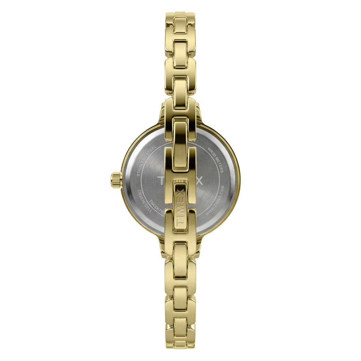 Timex Trend Round 28mm Gold Dial Analog Women Watch - TWG067900UJ - Image 3