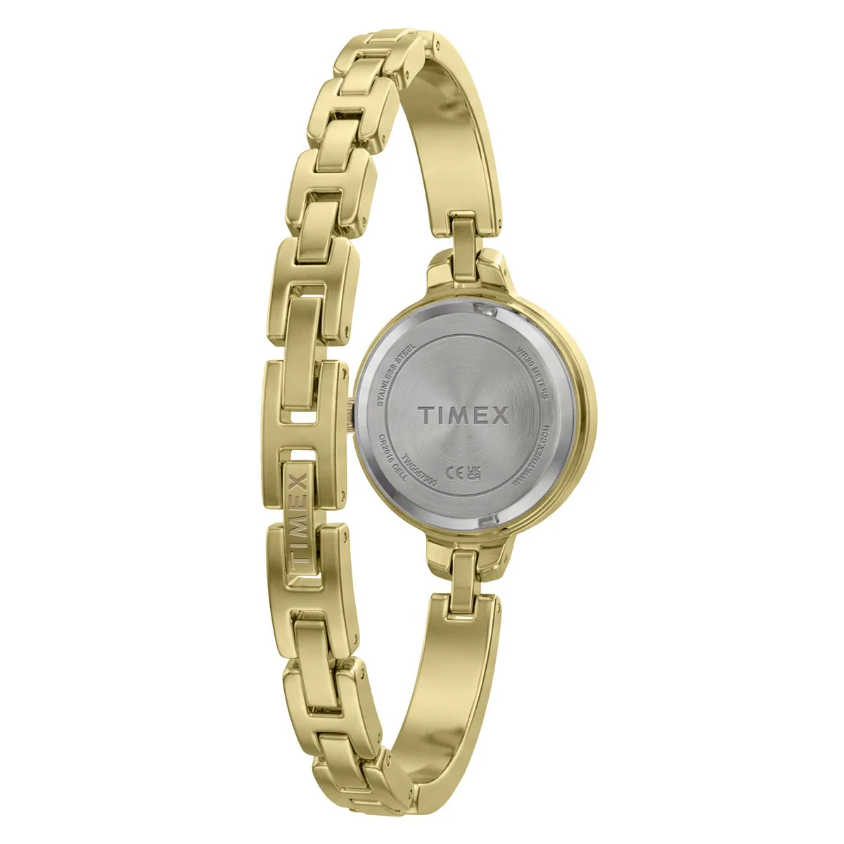 Timex Trend Round 28mm Gold Dial Analog Women Watch - TWG067900UJ - Image 5