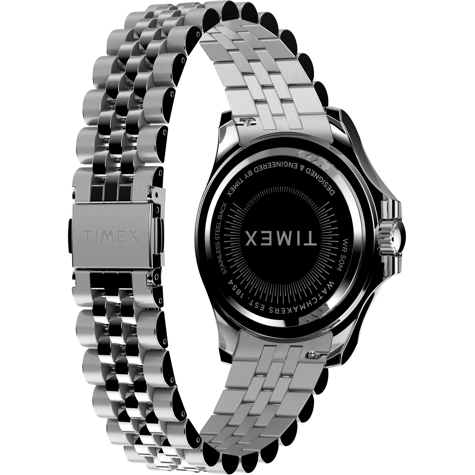 TIMEX Trend Women Silver Round Dial Analog Watch - TW2W33000UJ - Image 5