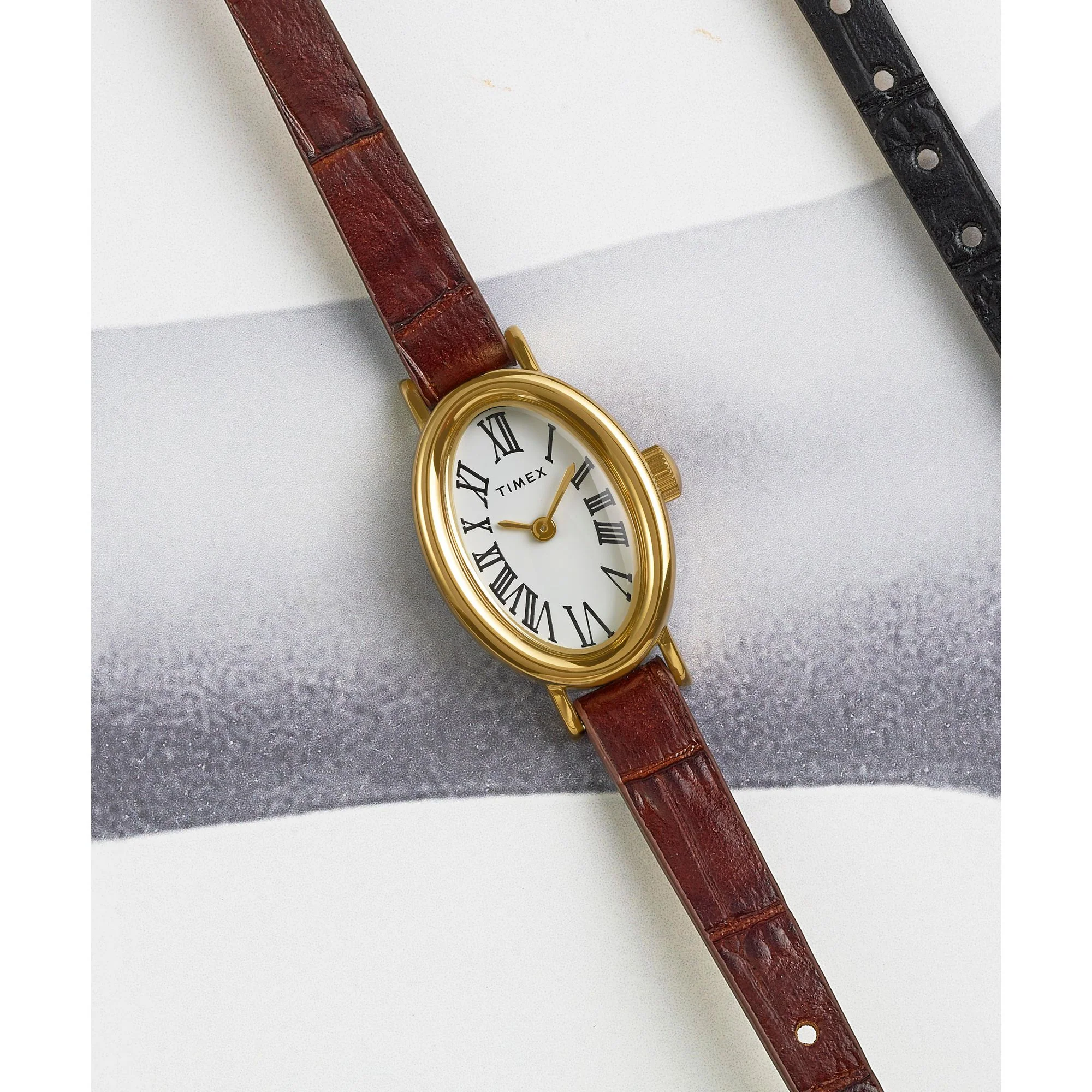 TIMEX Trend Women White Oval Dial Analog Watch - TW2W78500UJ - Image 7