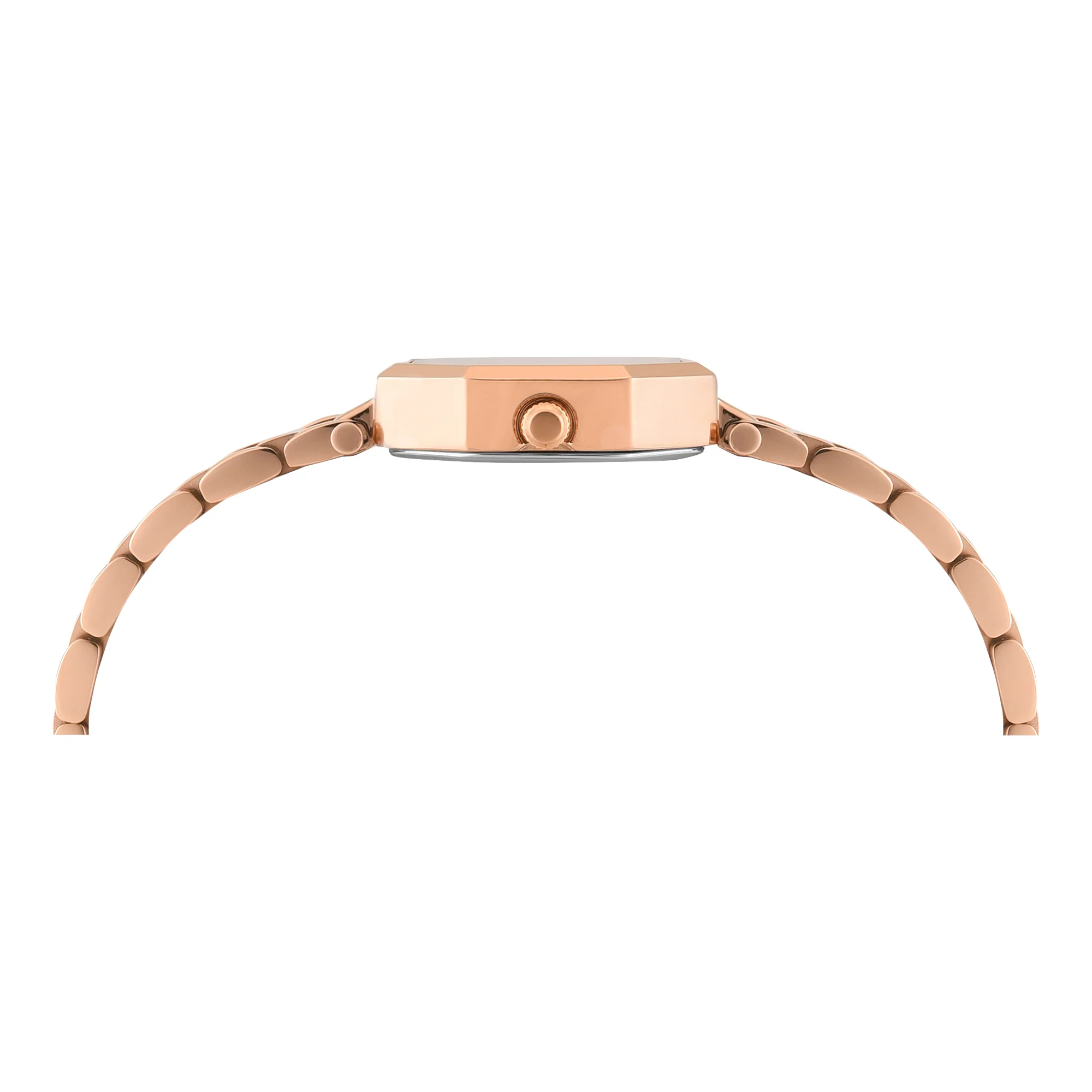 Timex Trendline Octagonal 26mm Rose Gold Dial Analog Women Watch - TWEL26903 - Image 5